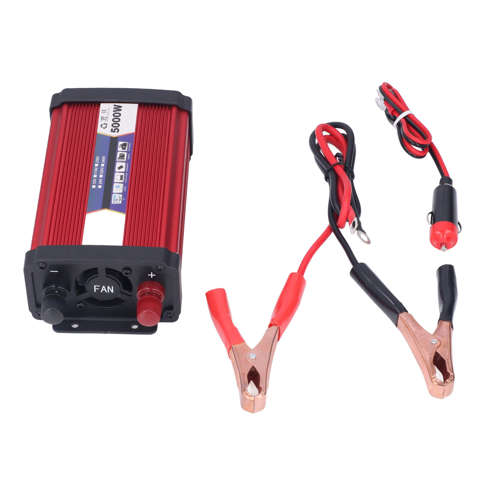 Kfz-stromwandler, Modifizierter Sinuswellen-usb-wandler, 2000 W, 24 V Auf 110 V