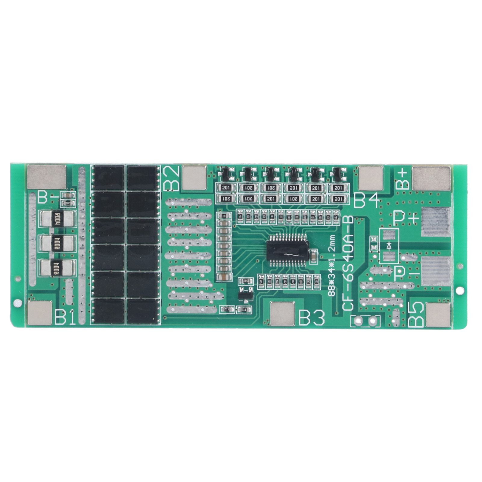 Schutzplatine Für 6s 40a Lithium-batterie, Bms, Batteriezellenschutz, Solarbeleuchtung Mit Balancierung