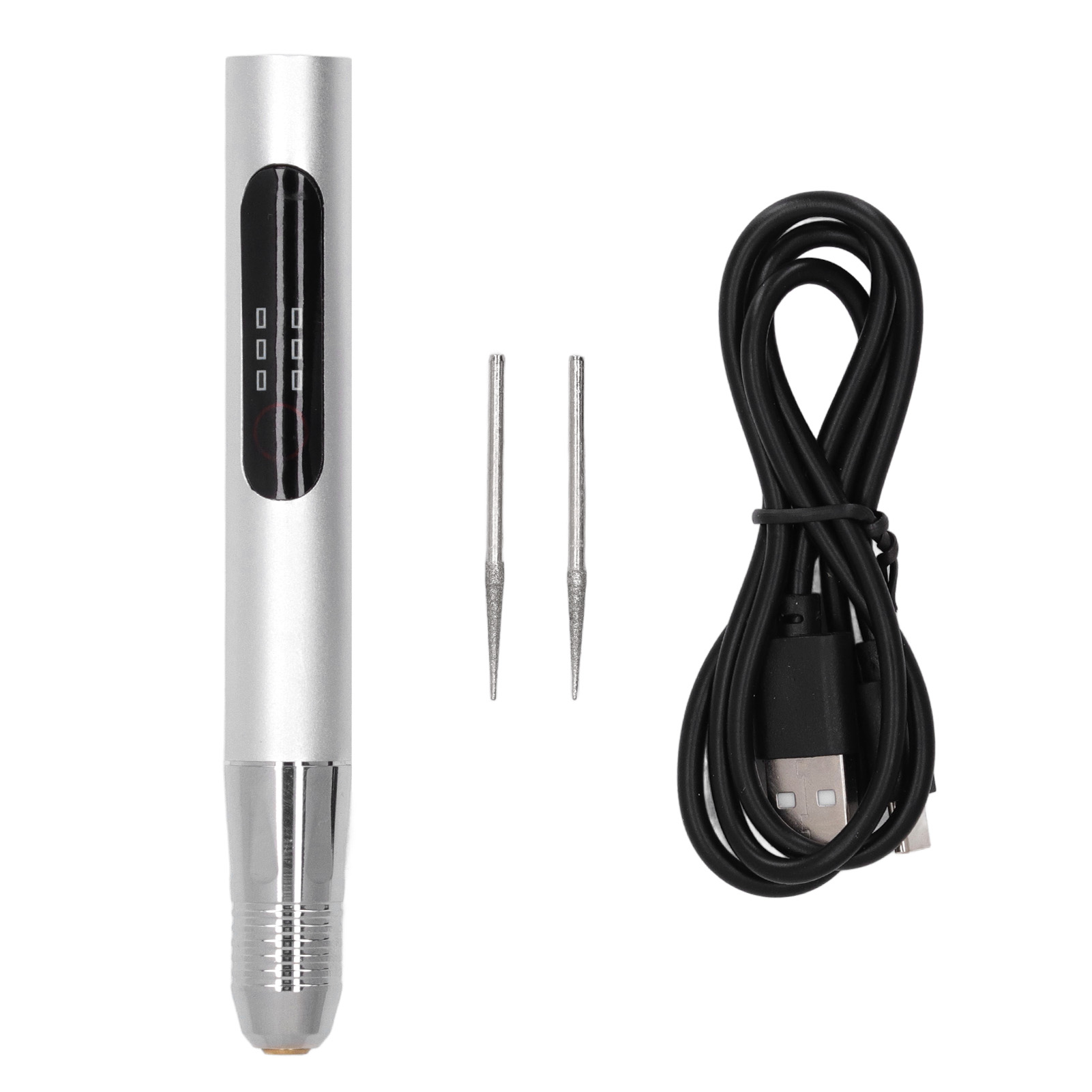 Miniatur-elektrogravierstift (10 W) Mit 3 Geschwindigkeitsstufen Zum Polieren Und Schleifen. Kleines 5-v-werkzeug Zum Gravieren, Polieren Und Schleifen.
