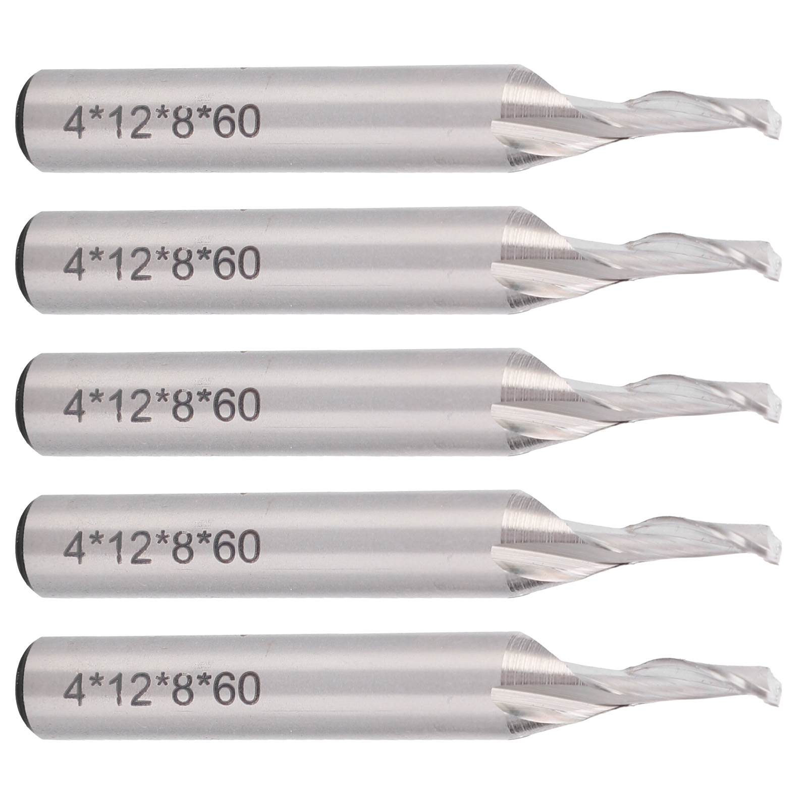 Satz Mit 5 8-mm-gravierfräsern Aus Wolframstahl