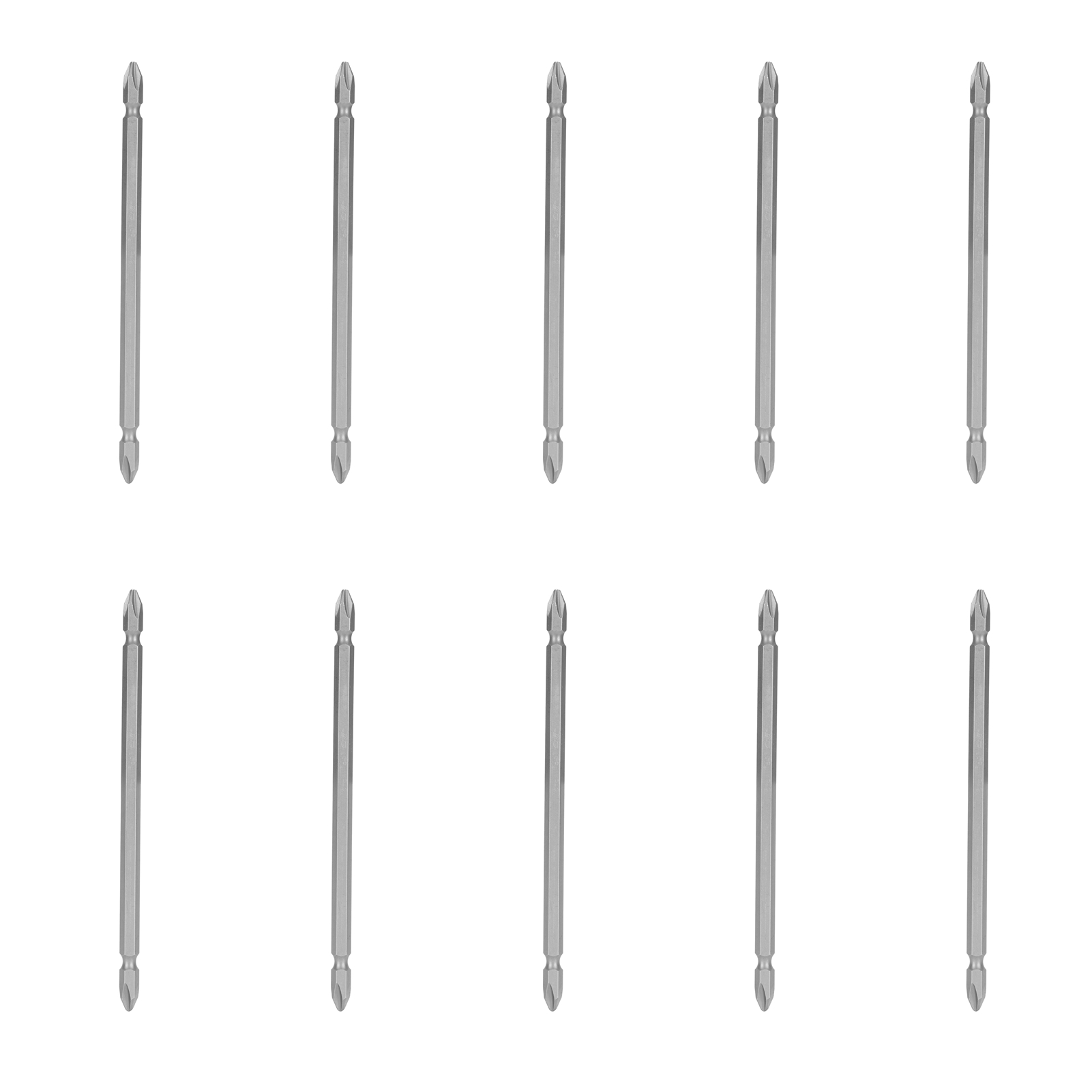 Set Mit 10 150-mm-s1/4-kreuzschlitz-elektroschraubendreherbits