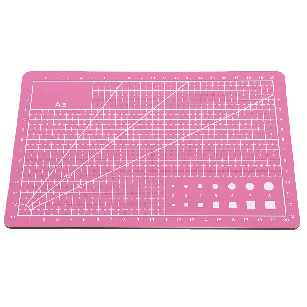 A5 Pvc-schneidematte, Strapazierfähig, Selbstheilend, Handgefertigtes Diy-werkzeug, Rosa