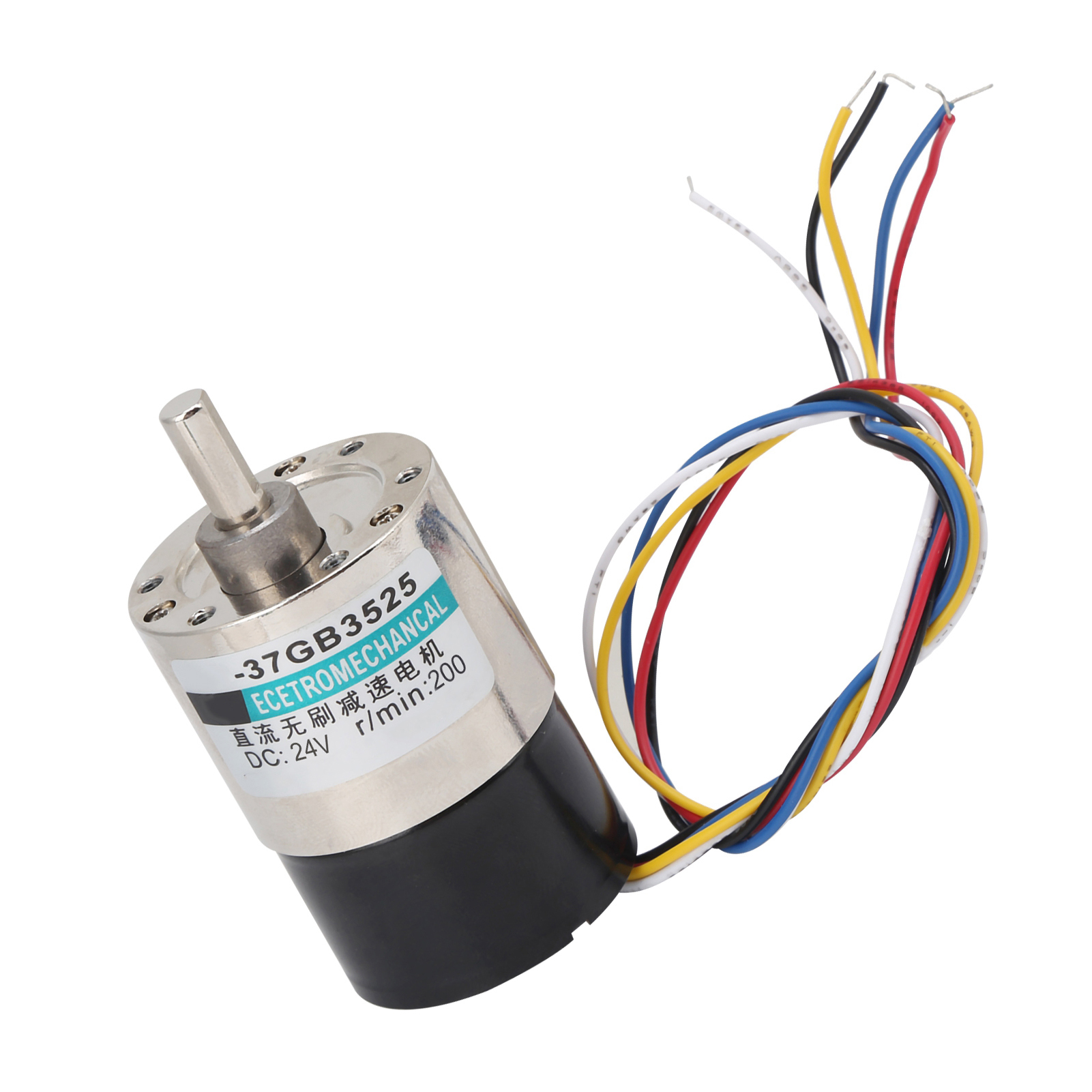 24-v-cw/ccw-bürstenloser Gleichstrommotor Mit Halterung Und Drehzahlregler Für Cnc-werkzeugmaschinen, 200 U/min