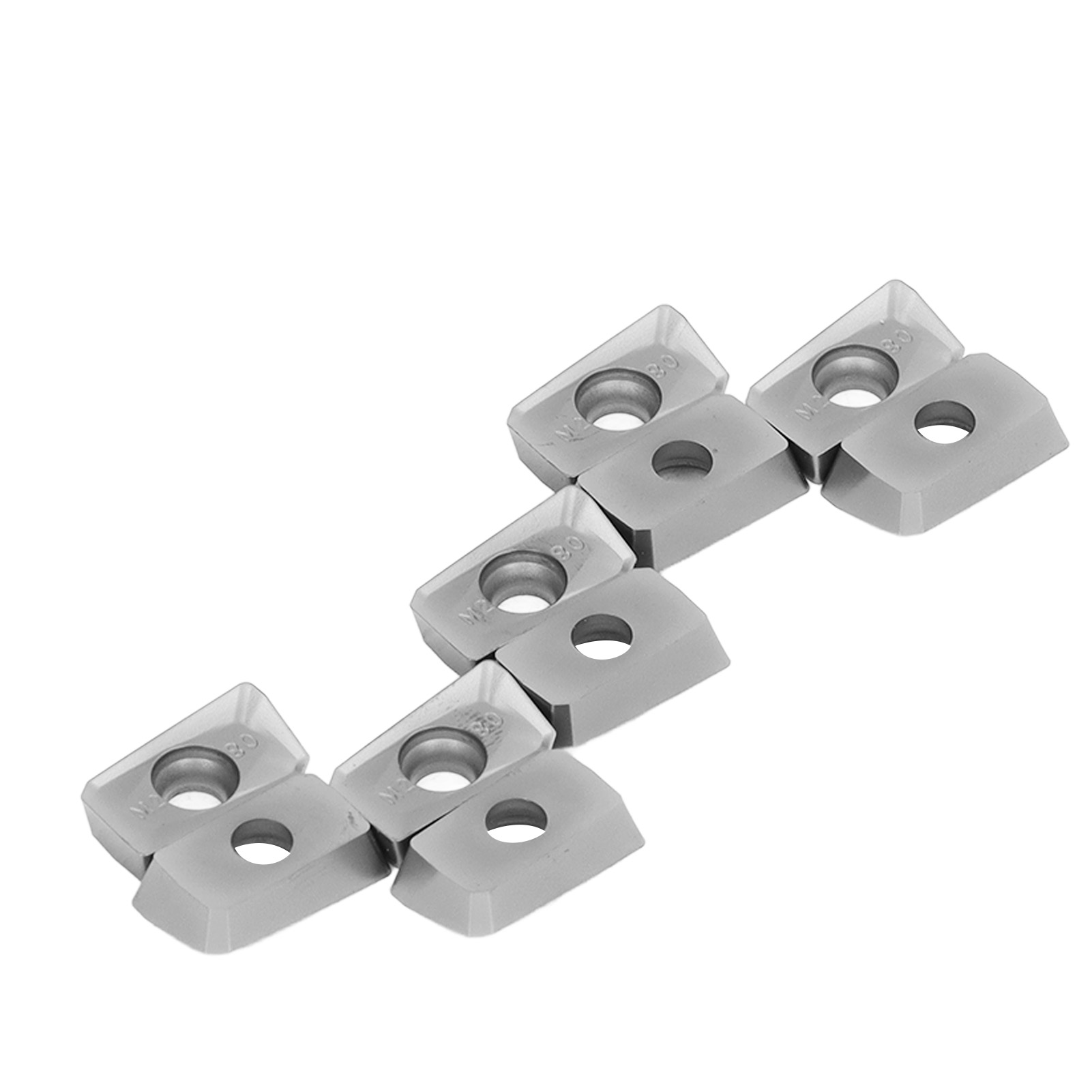 10 Schwarz Beschichtete Hartmetall-dreheinsätze Für Cnc-fräsen, Vorgesehen Für Die Hohlbearbeitung Von Edelstahl (apmt1604pderm2)