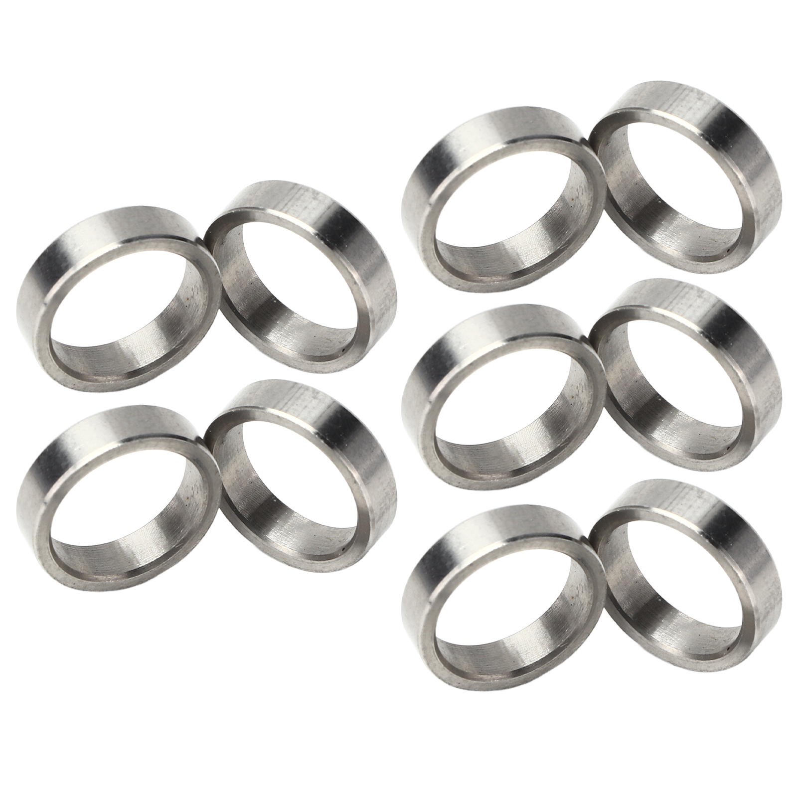 Satz Mit 10 Distanzscheiben, Außendurchmesser 15 Mm, Innendurchmesser 12 Mm, Edelstahl, Hardware-zubehör 3515-0015-0040
