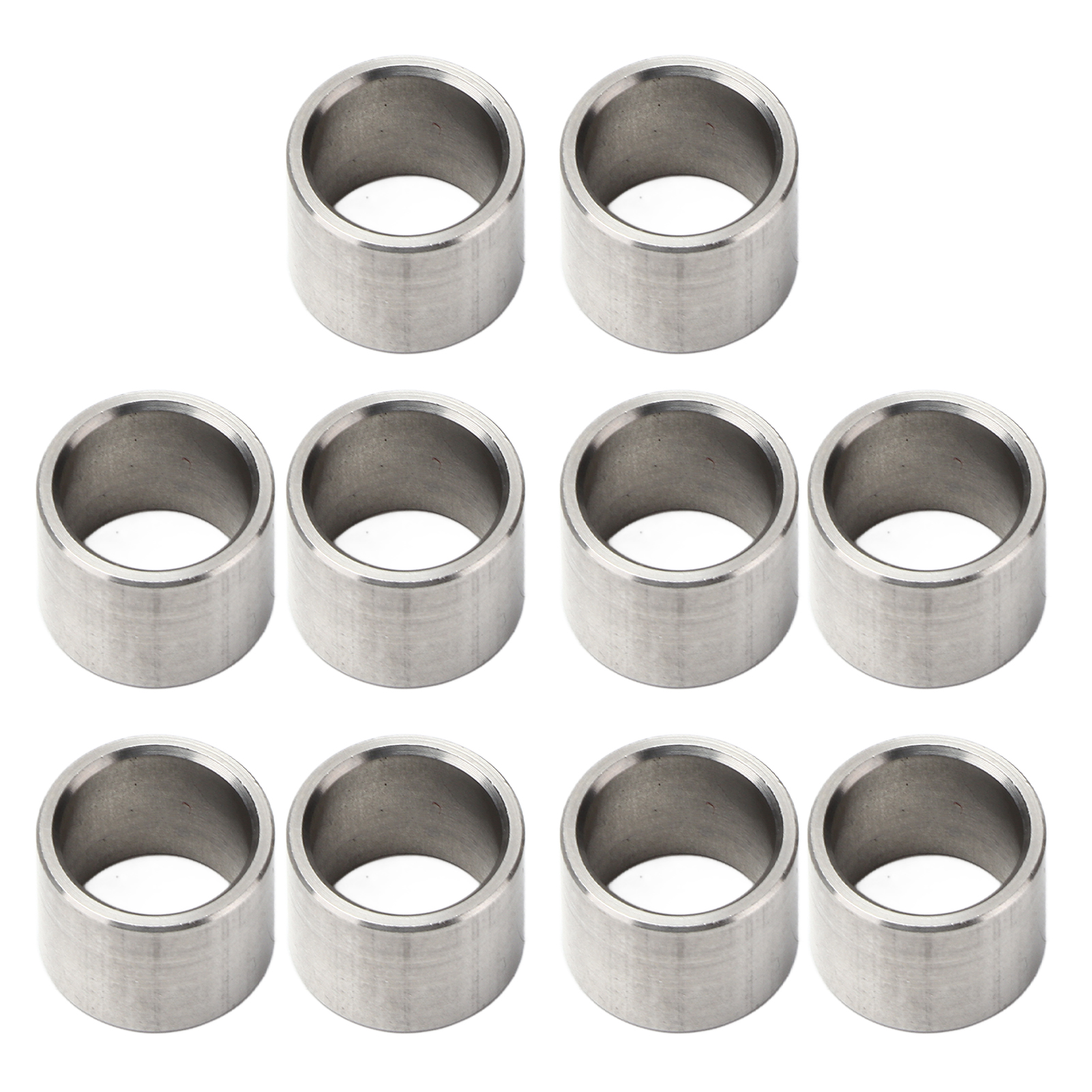 Satz Mit 10 Distanzscheiben Aus Edelstahl, Außendurchmesser 15 Mm, Innendurchmesser 12 Mm, Artikelnummer 3515-0015-0120