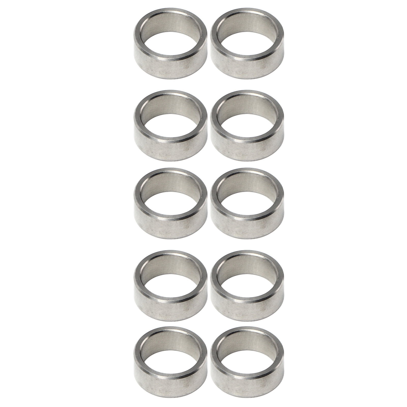 Satz Mit 10 Distanzscheiben Aus Edelstahl, Außendurchmesser 15 Mm, Innendurchmesser 12 Mm, Artikelnummer 3515-0015-0060