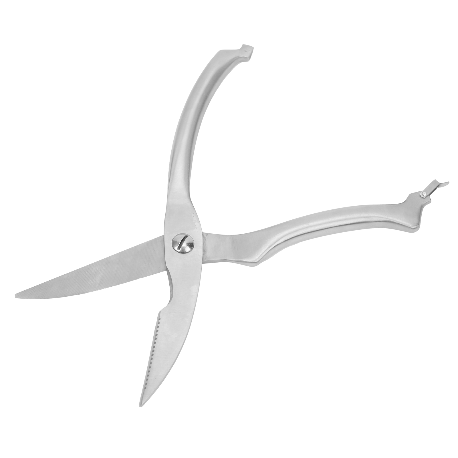 Edelstahlschere Mit Sicherheitsverriegelung, Robust, Hohe Härte Und Einstellbare Dicke, 100 Mm / 3,9 Zoll