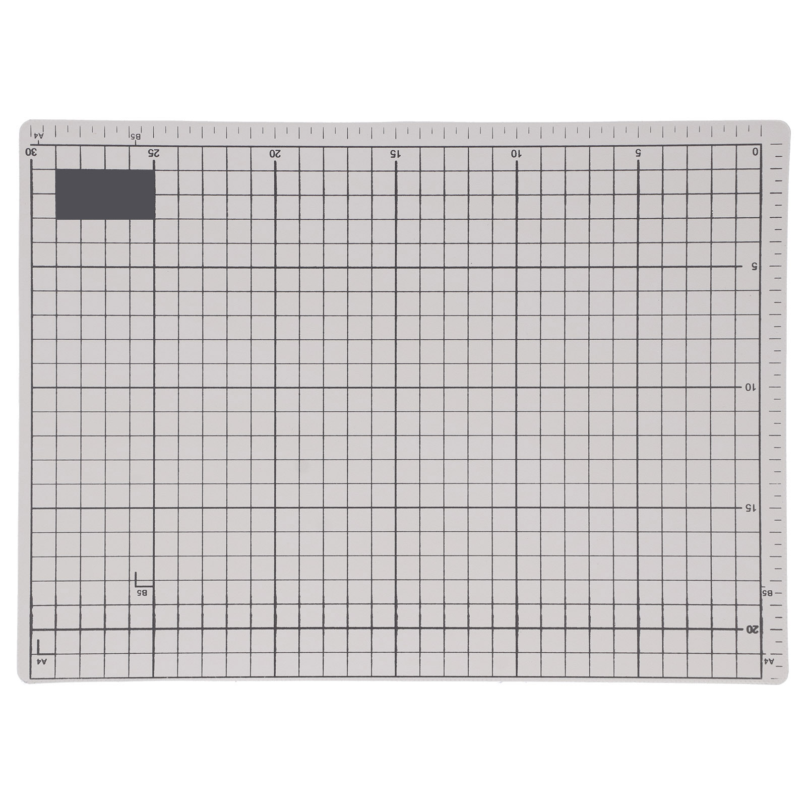 Schneidematte A4, Gravierblock, Messbrett, 2 Farben, Doppelseitig, Bastelzubehör