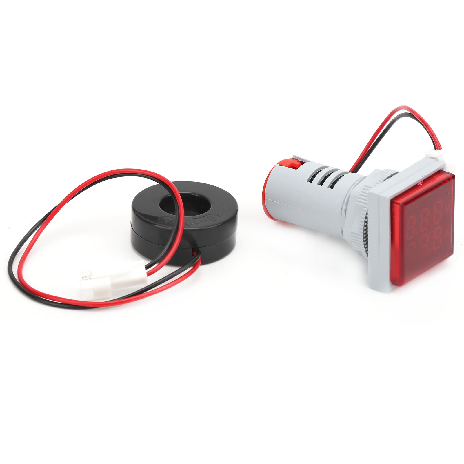 Ad16-22fva 2-in-1 Voltmeter-amperemeter, Spannungs- Und Stromprüfer, Messanzeige, Rot