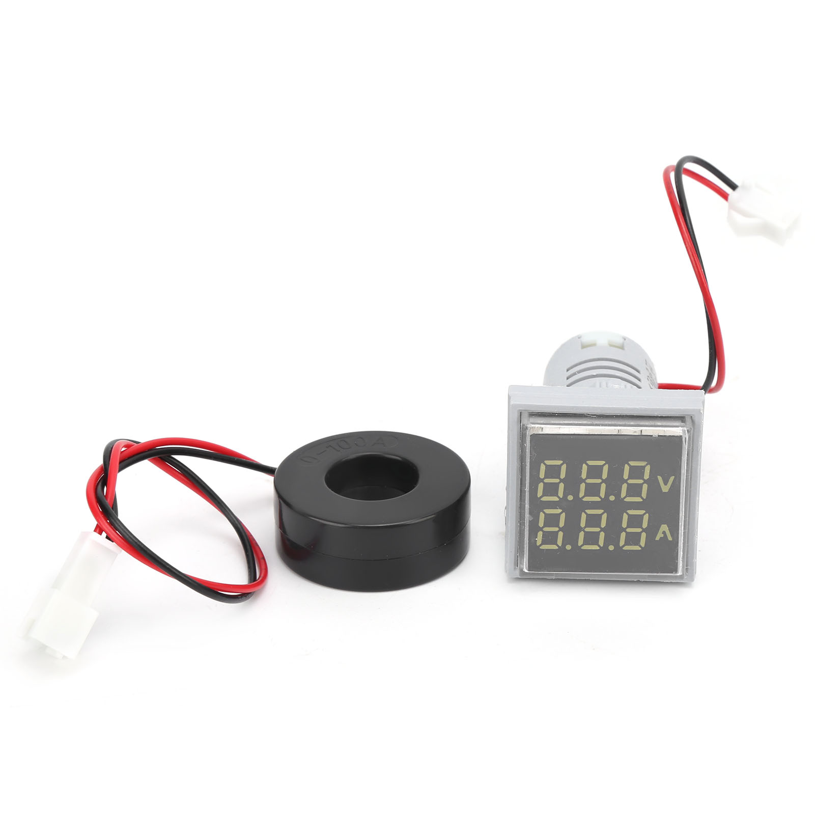 Ad16-22fva 2-in-1 Voltmeter-amperemeter, Spannungs- Und Stromprüfer, Messanzeige, Weiß