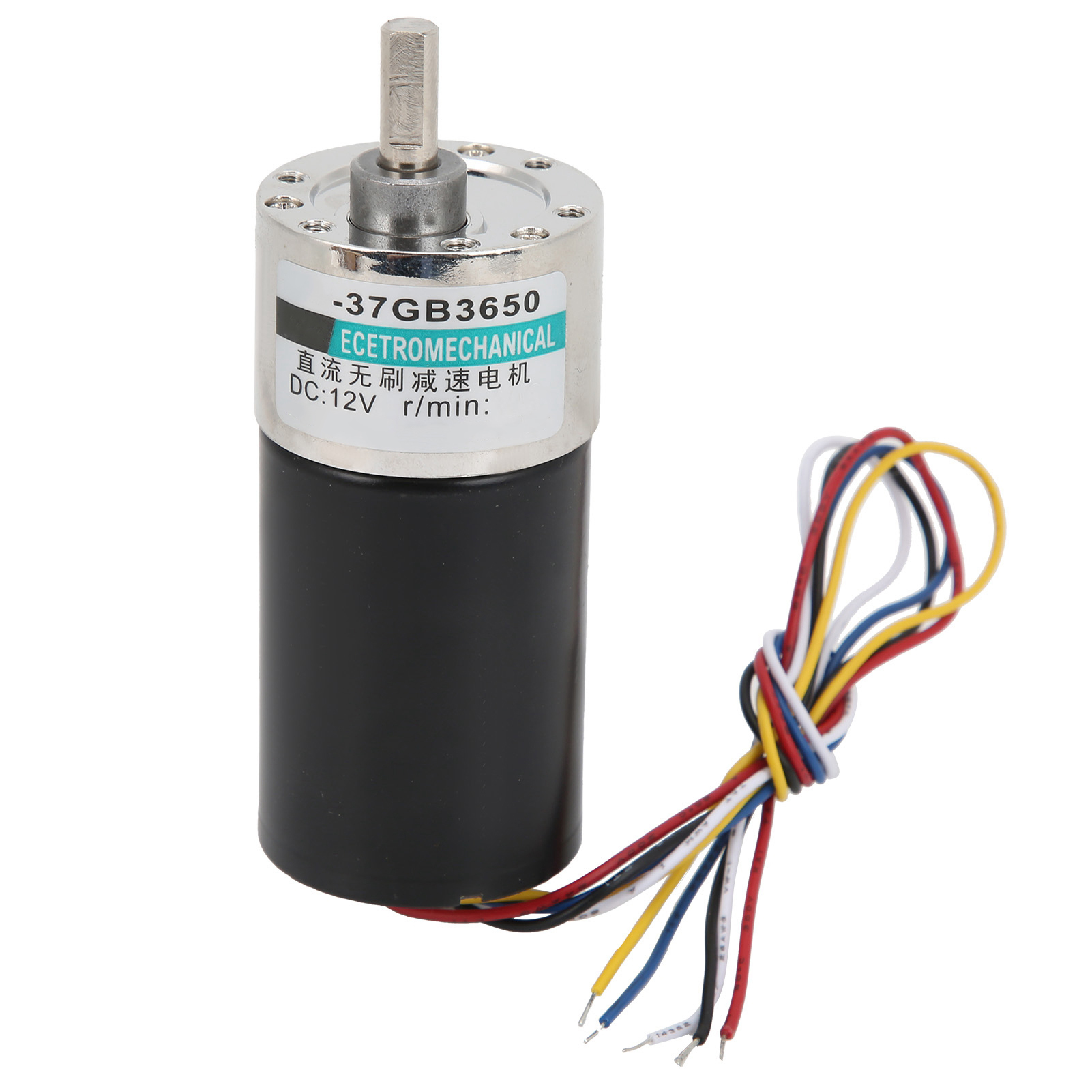 Bürstenloser Gleichstrommotor-drehzahlminderer Mit Cw/ccw 12v-halterung Für Hochpräzise Messgeräte (100 U/min)