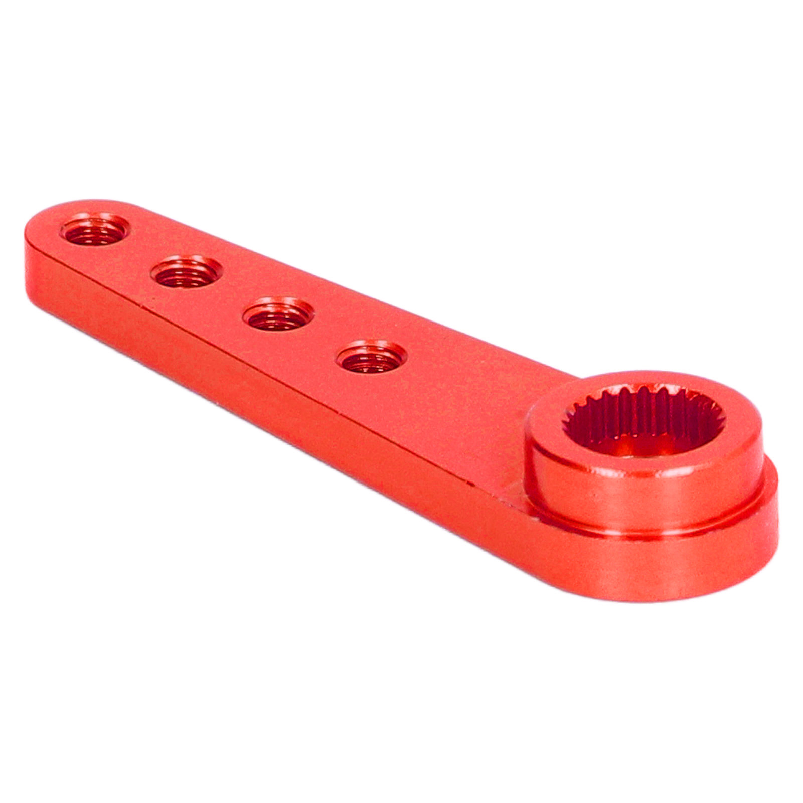 1/8 1/10 Universal-servoarm Mit Verlängerung, 25t, Einseitige Aluminiumlenkung, Rotes Servohorn