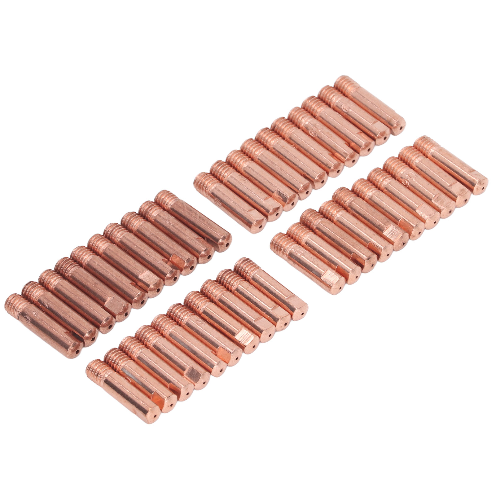 40 Hochtemperaturbeständige Kupfer-schweißbrenner-kontaktspitzen 15ak, Durchmesser 0,6 Mm Bis 1,0 Mm