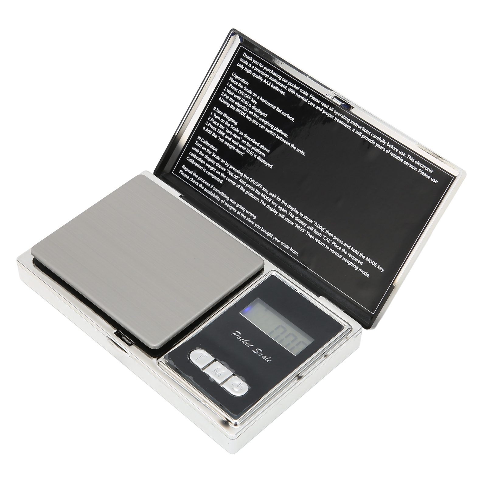 Hochpräzise Digitale Taschenwaage, Gut Ablesbar, Kleine Digitale Waage Für Schmuck Und Lebensmittel