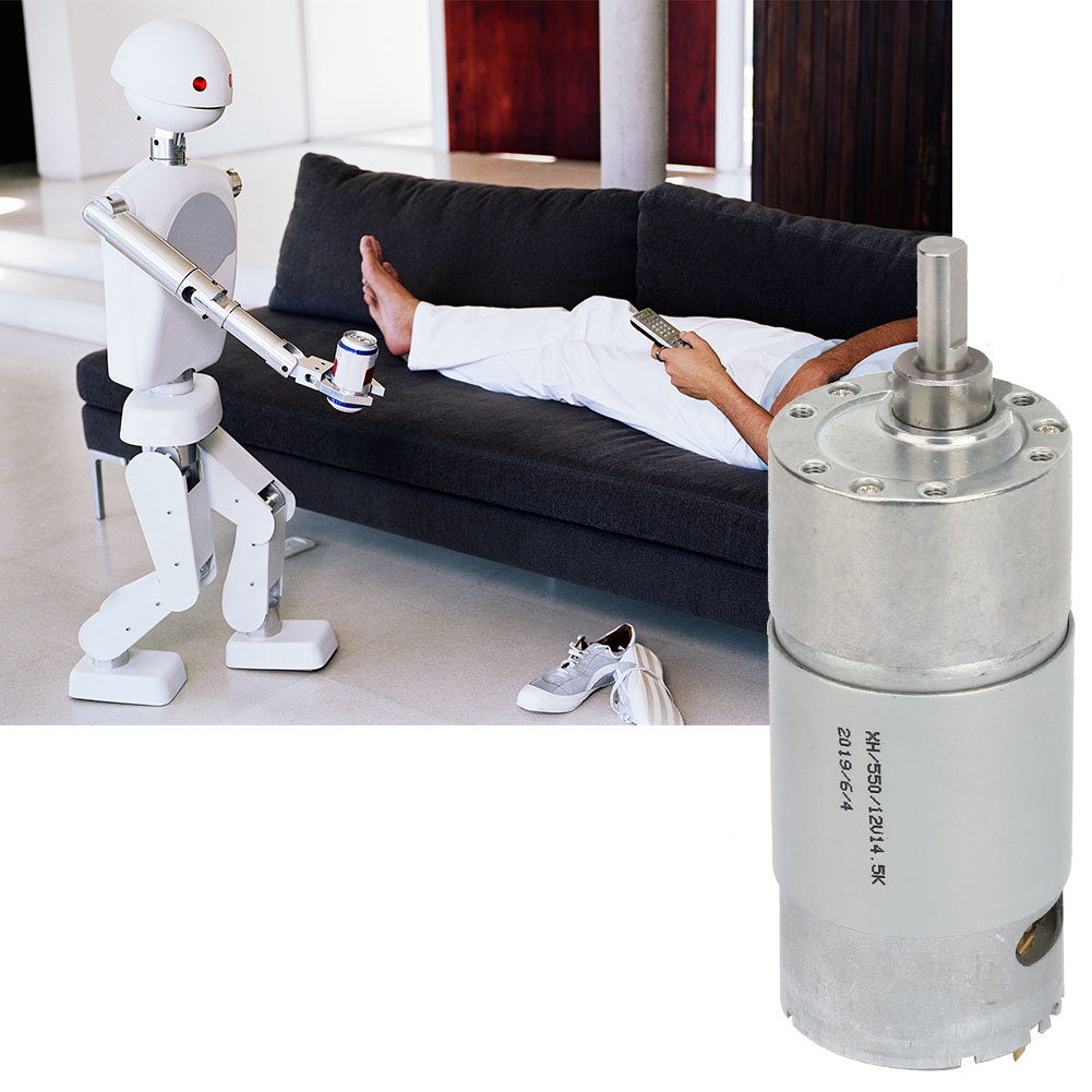 Gleichstrom-getriebemotor Mit Vollkupferspule, Drehzahlreduzierung, Starker Leistung Und Drehmomentreduzierung (19.380 U/min)