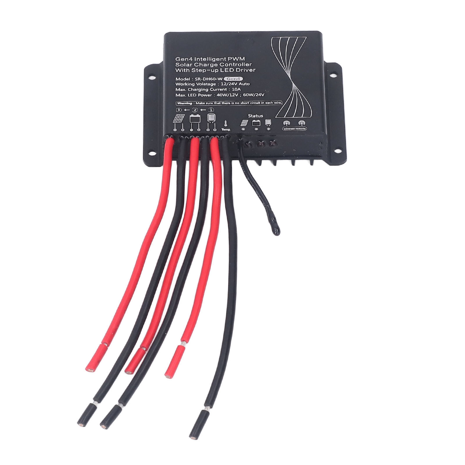 12v/24v Pwm-solarladeregler, Batterieladeregler Mit Led-schrittmotortreiber