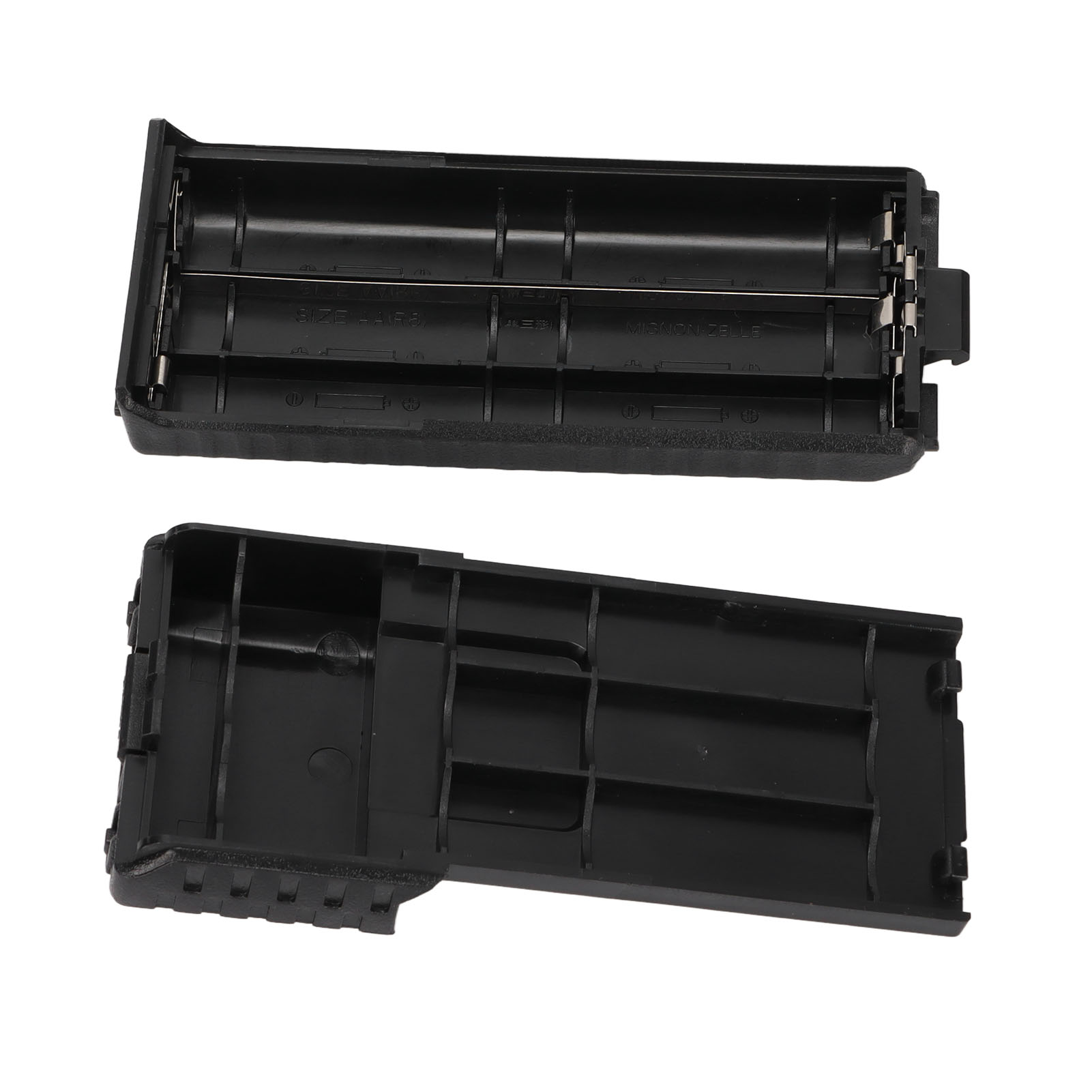 Erweitertes Abs-batteriefach Für Baofeng Uv-5r, Uv-5re Und Uv-5ra Walkie-talkies (6 Aa-batterien).