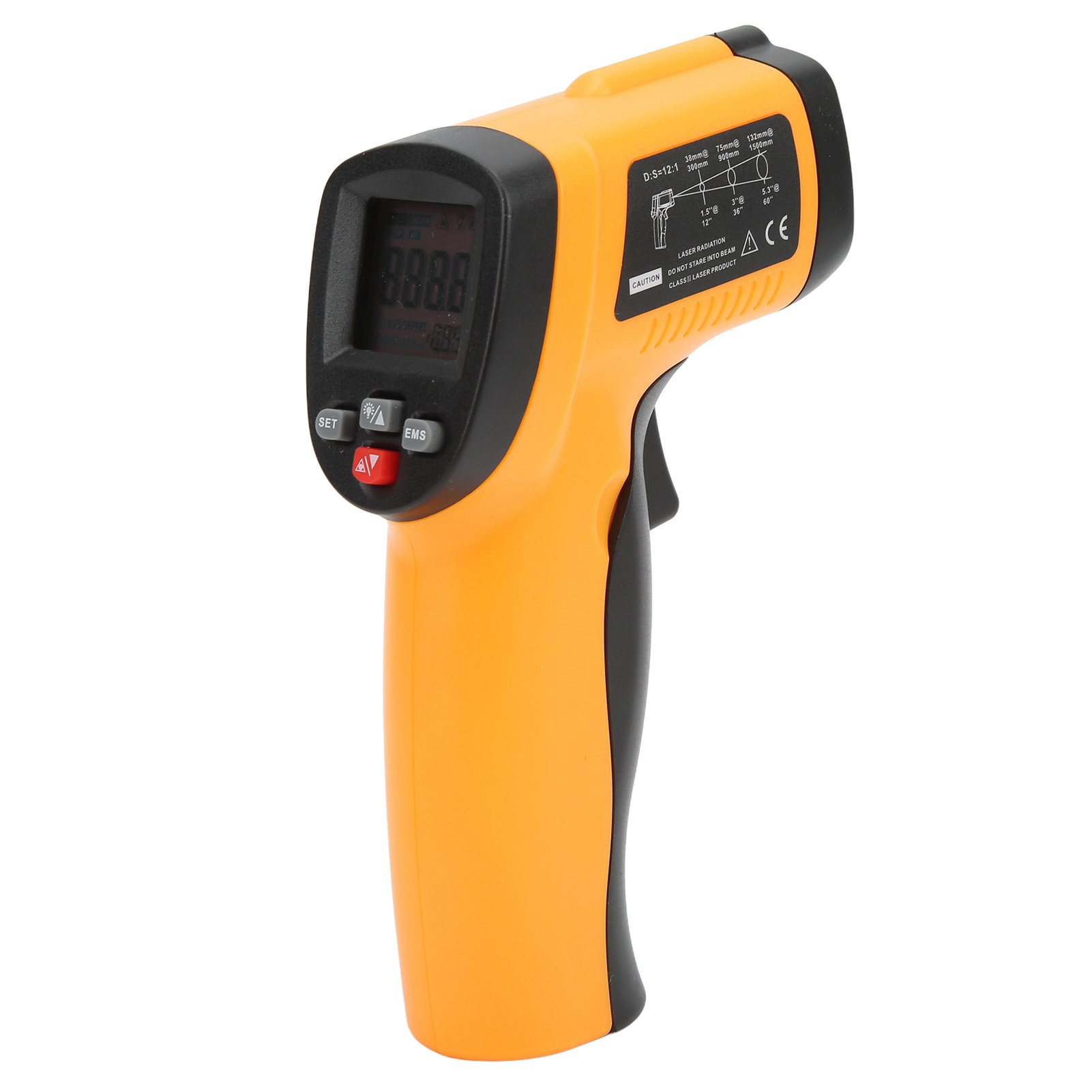 Xrclif -50-550℃ Berührungsloses Infrarot-thermometer, Tragbar, Für Industrielle Anwendungen