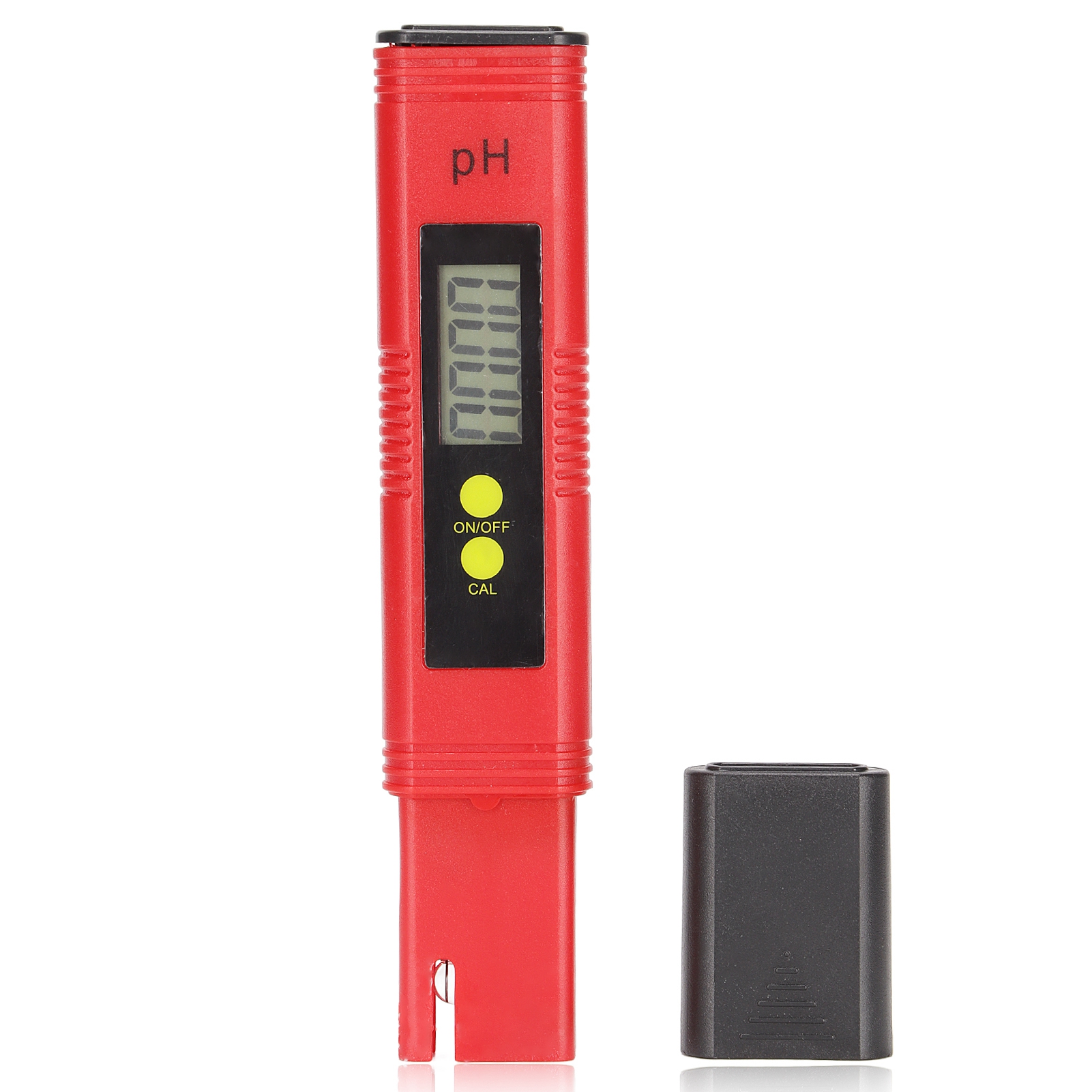 Hochpräzises Ph-messgerät Im Stiftformat Mit Automatischer Kalibrierung, Tragbares Wasserqualitätsmessgerät Mit Atc Für Schwimmbäder, Aquarien Und Whirlpools. Rot Und Schwarz.