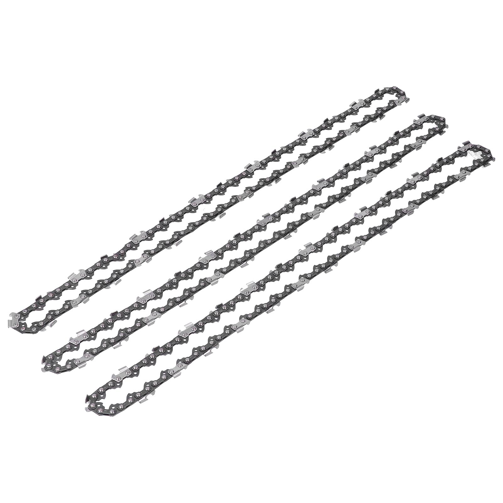 Satz Mit 3 Universal-kettensägenketten, 3/8" Teilung, 1,3 Mm Führungszahnstärke In Der Mitte, Für Craftsman 16" Kettensäge, 55 Glieder.