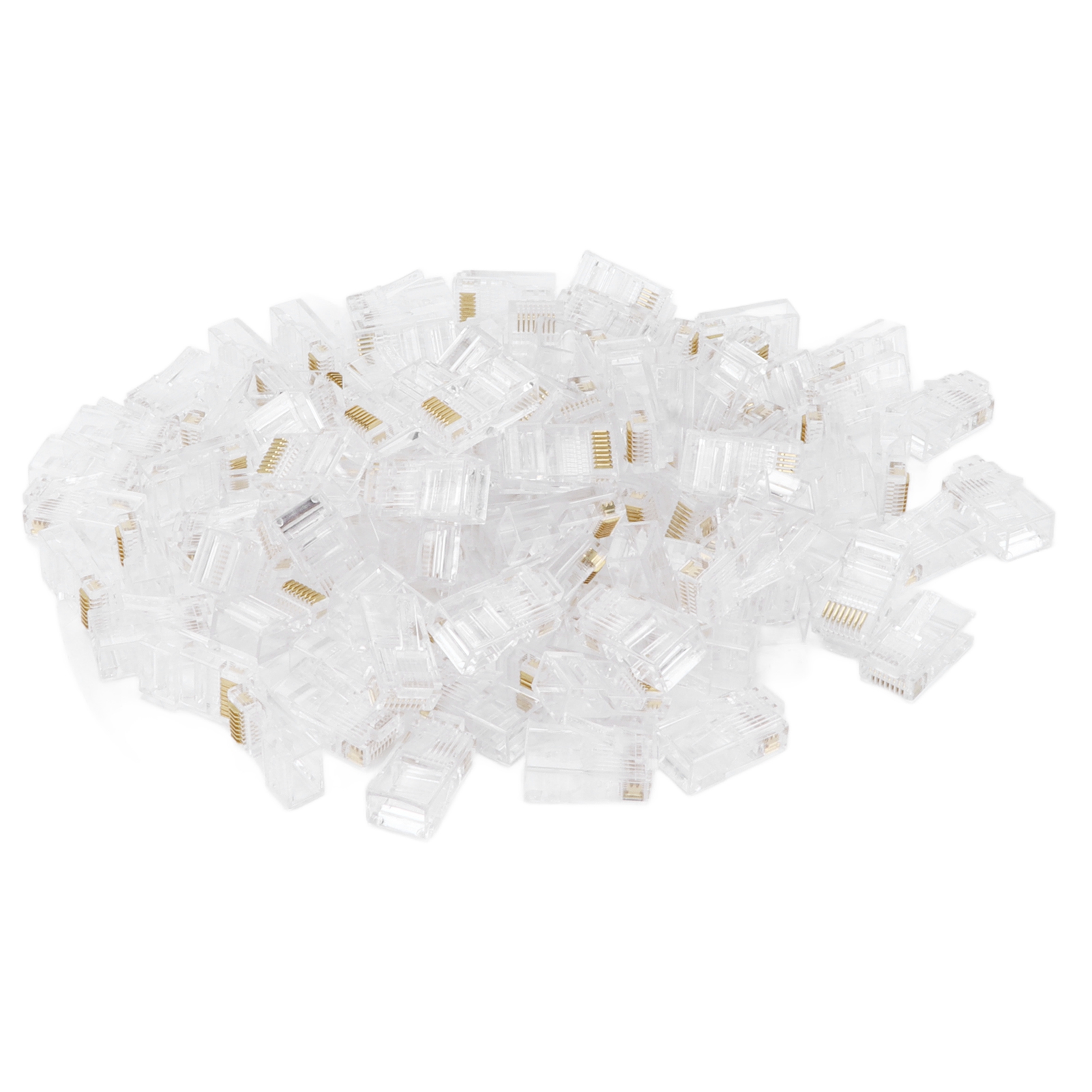 100 Tf1013d Cat5 Rj45 8p8c Ethernet-kabelstecker, Kristallkopfkupplung Für Netzwerkkommunikation
