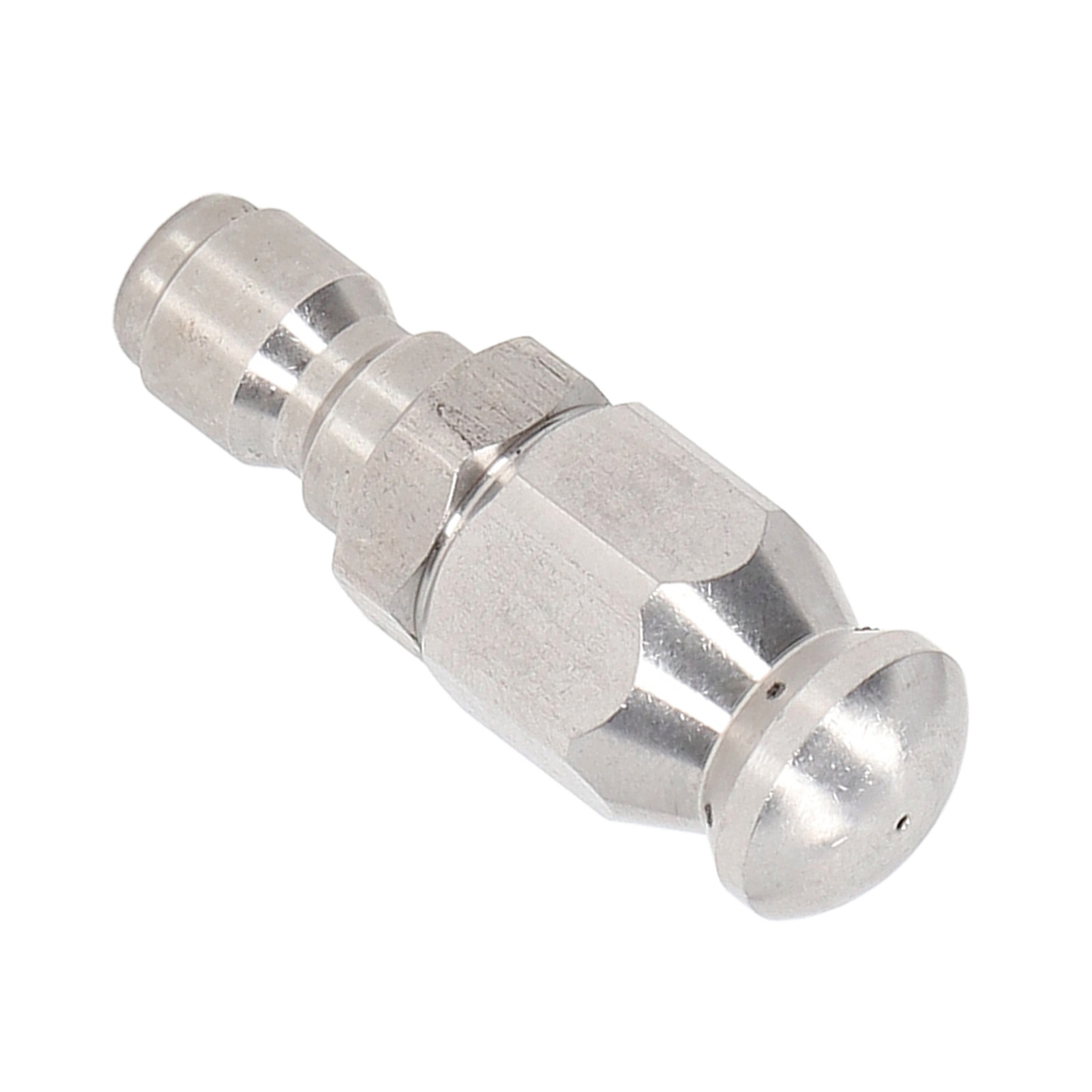 5000 Psi Edelstahl-hochdruckreinigerdüse, 1/4"-npt-schnellanschluss Für Die Reinigung, Runder Kopf, 1 Vorderes Loch, 6 Hintere Löcher