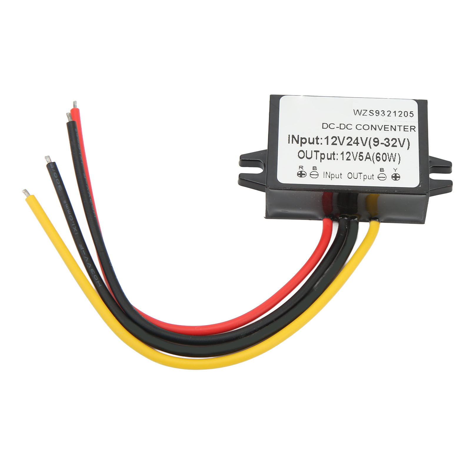 Dc/dc-spannungswandler 12v/24v/9-32v Auf 12v 5a, Wasserdicht Und Flammhemmend