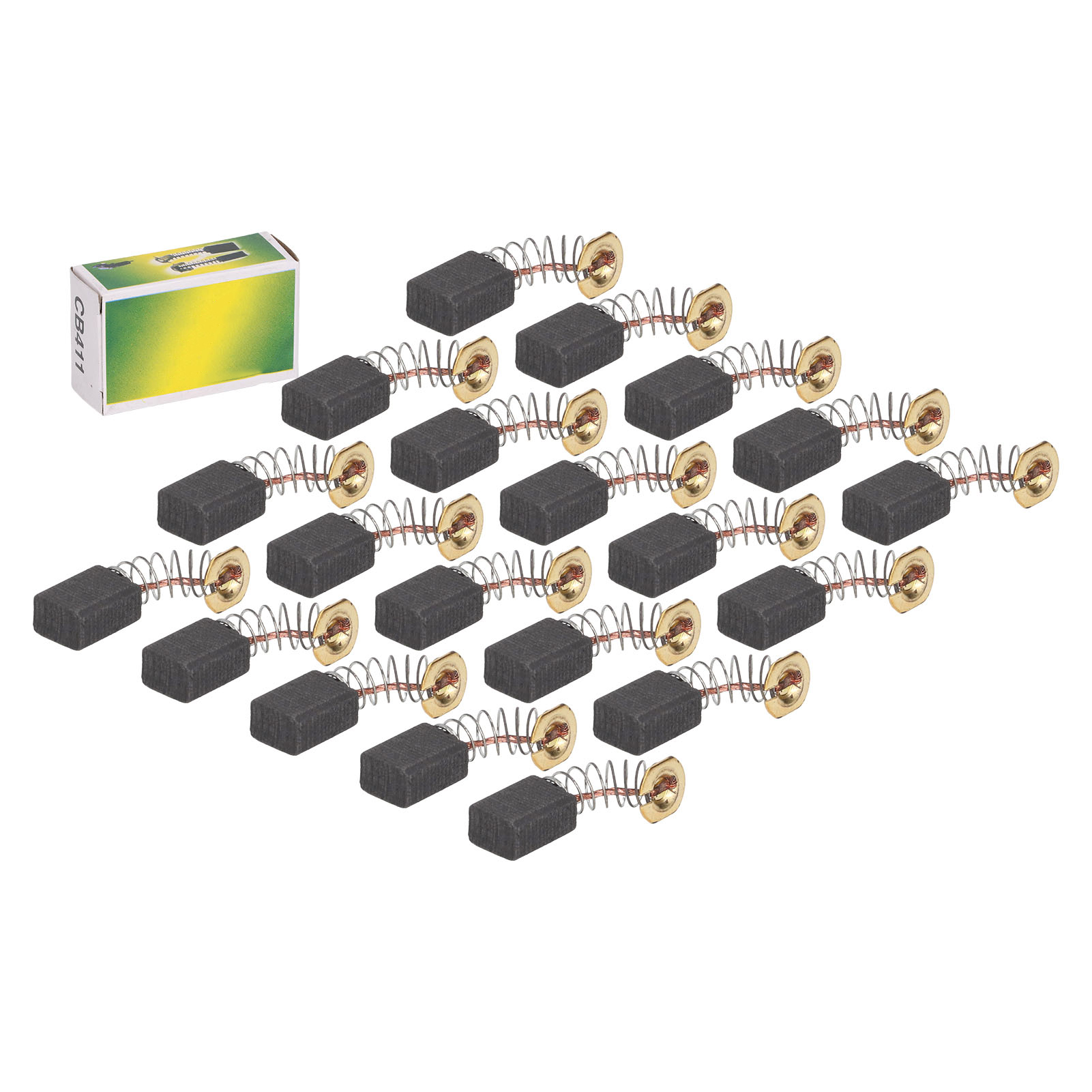 Packung Mit 20 Hochfesten Kupferkohlebürsten Für Elektromotoren Und Schneidemaschinen.
