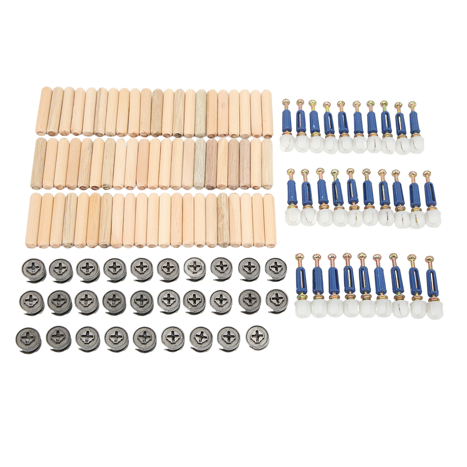 3-in-1 Exzenter-rad-verbindungsset, Verstärkte Mutter Und Schraube, Befestigungen Für Möbelpaneele Und Bilder, 15 Mm Exzenterrad