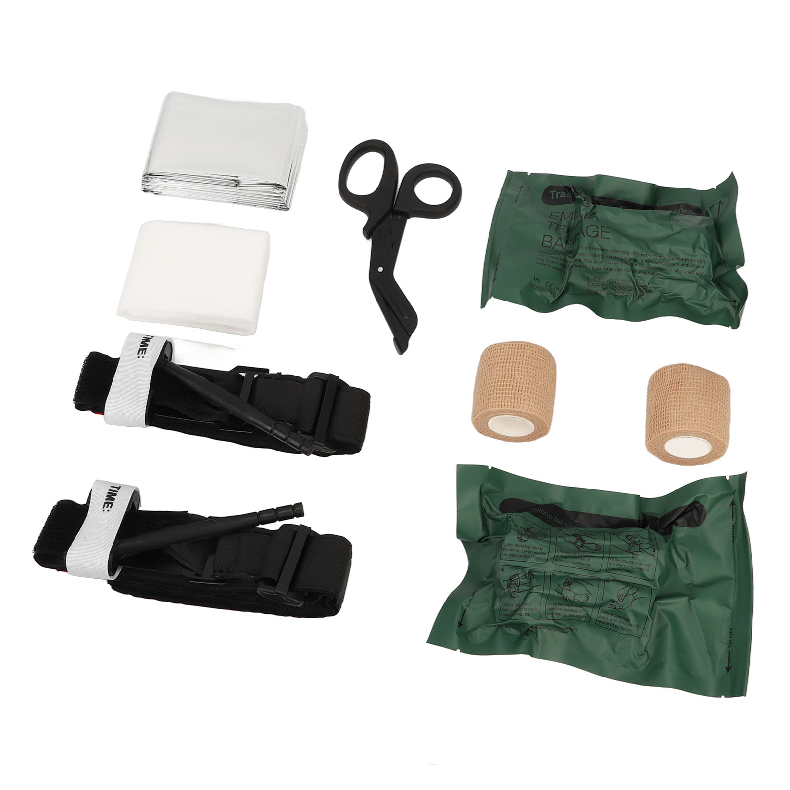 Erste-hilfe-set, Ifak-notfalltasche, Edc-tasche Für Militär, Camping Und Outdoor-aktivitäten. Erste-hilfe-ausrüstung