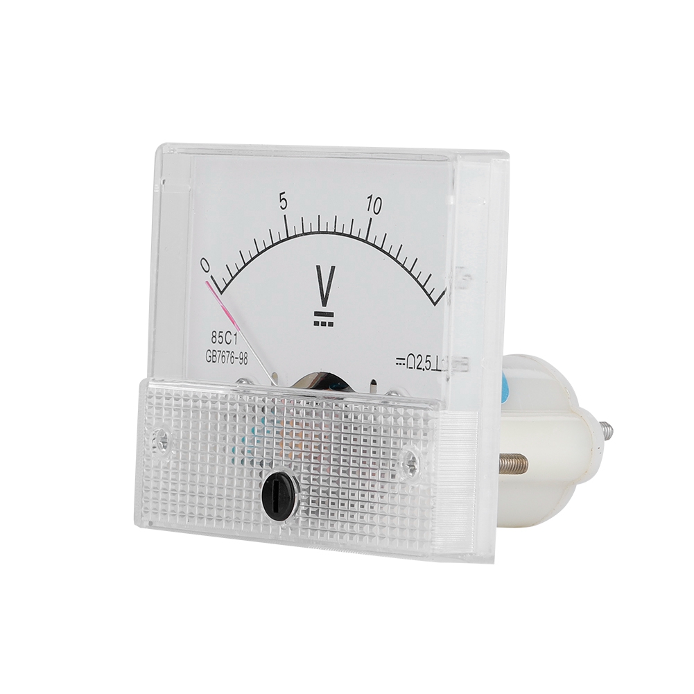 Analoges Gleichspannungsmessgerät 0–15 V, Genauigkeit 2,5 V, Bedienfeld 85c1