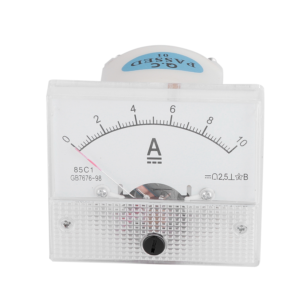 Analoges Gleichspannungsmessgerät 0–10 A, Genauigkeit 2,5 V, Bedienfeld