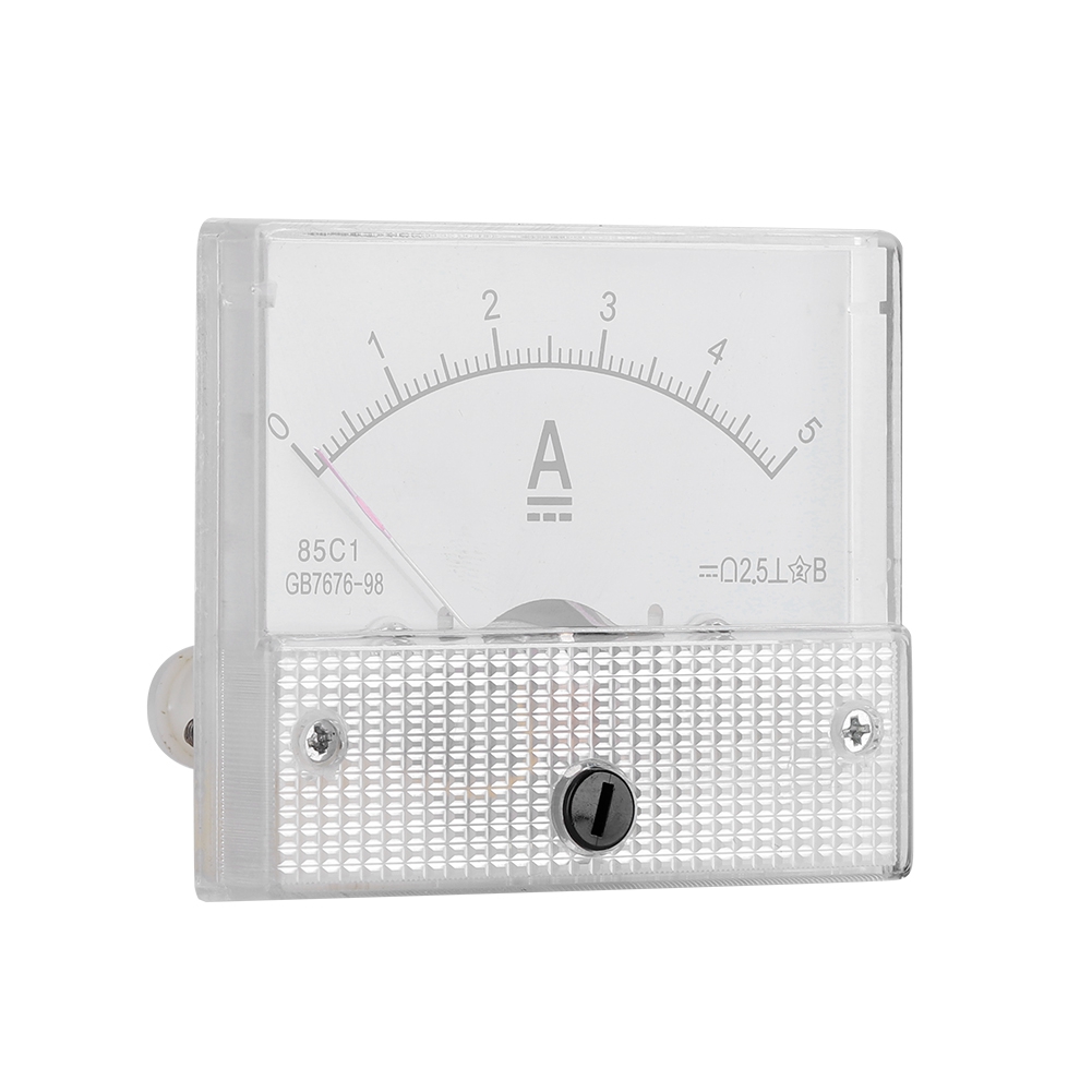 Analoges Gleichspannungsmessgerät 0–5 A, Genauigkeit 2,5 V, Bedienfeld