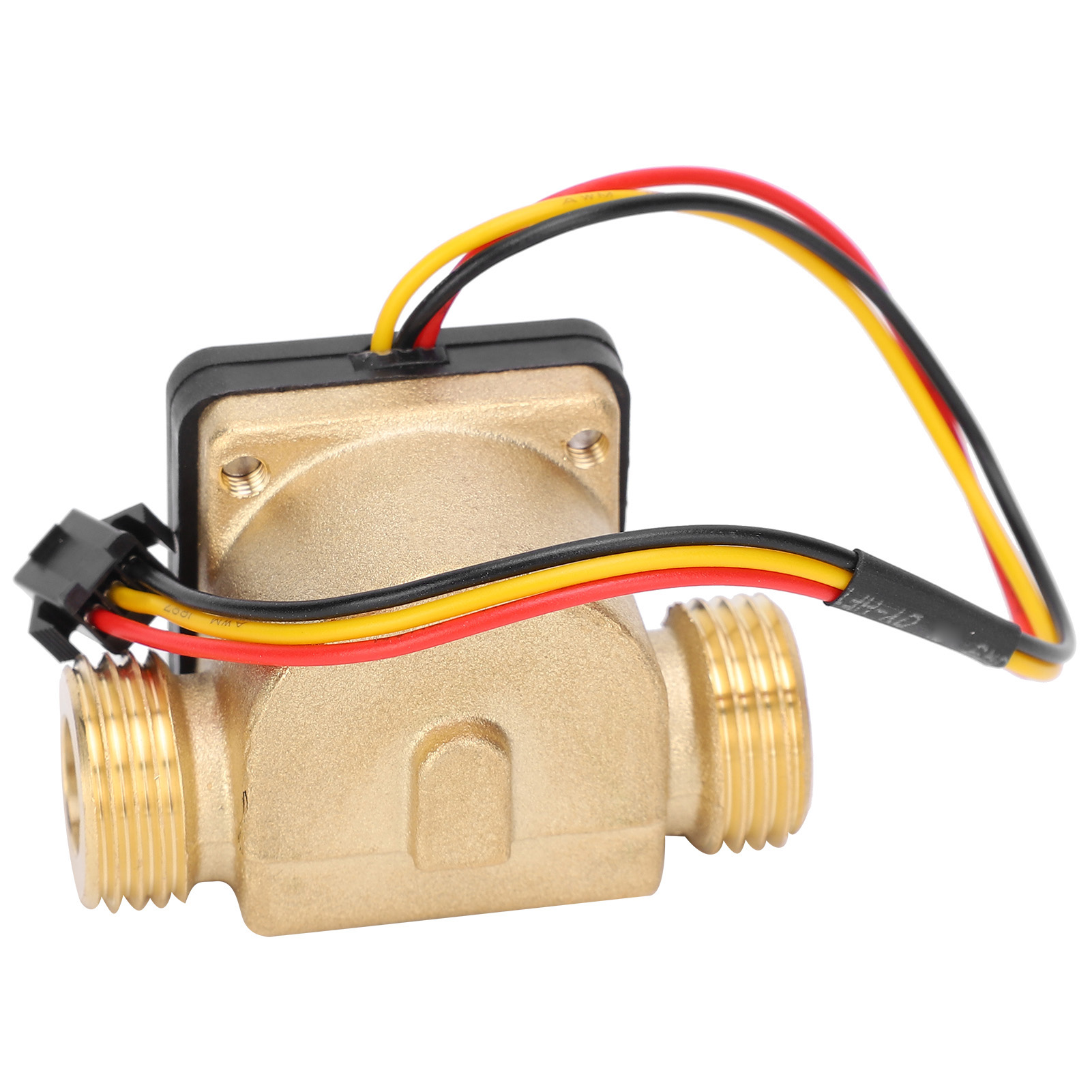 Messing G1/2"-außengewinde-hall-effekt-wasserdurchflusssensor, 3-24 V Dc, Für Warmwasserbereiter Und Zahlungsterminals.