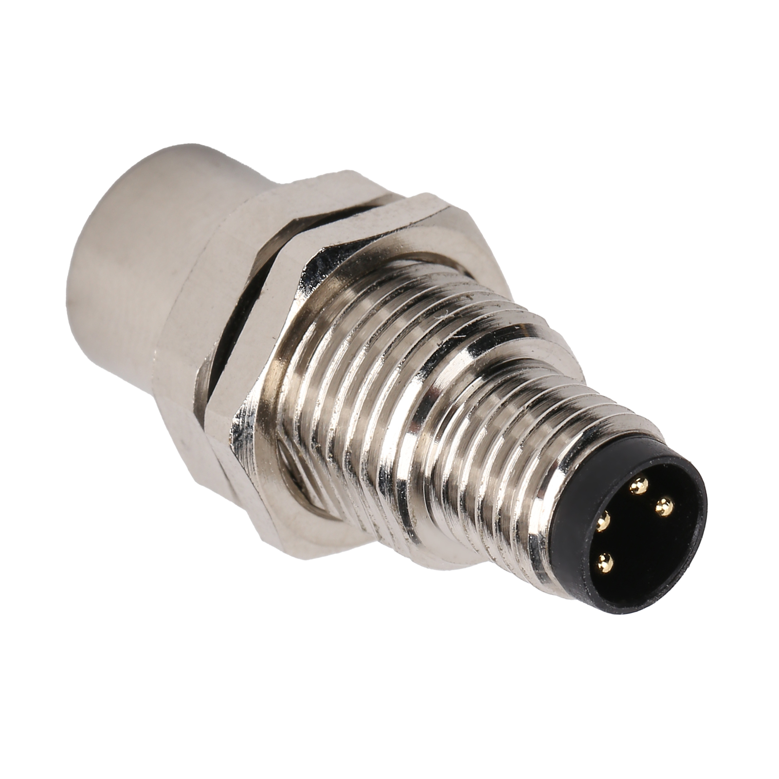 Industrieller M8-i4-steckverbinderadapter Aus Messing, Ip67 Wasserdichter Steckverbinder, 4-poliger Steckeradapter