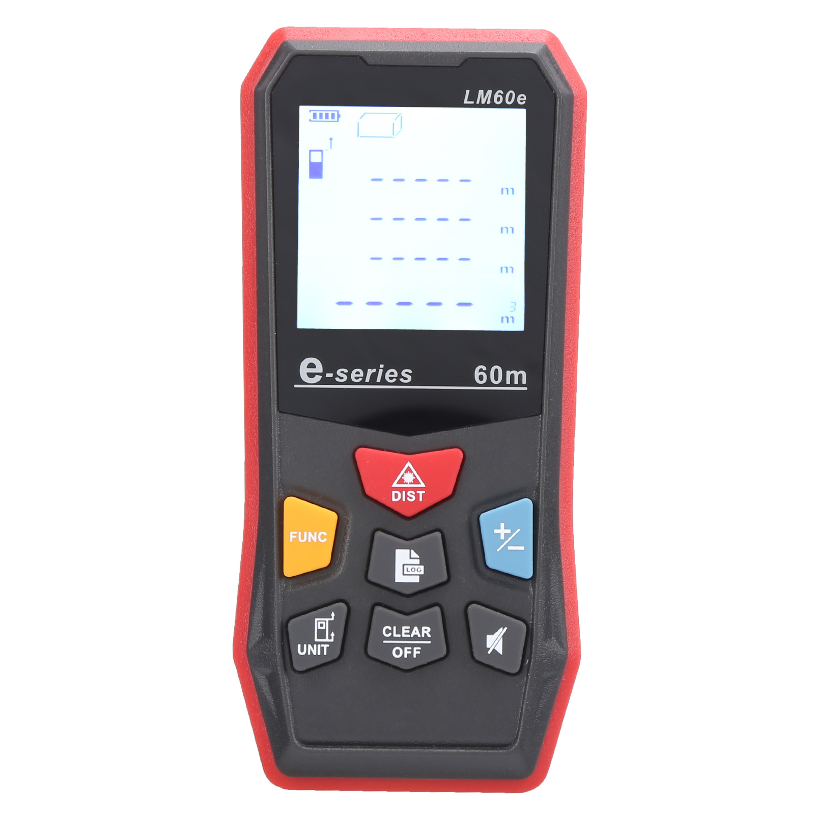 Tragbarer Digitaler Infrarot-laser-entfernungsmesser Lm60e, 60 M Reichweite, Für Den Hochbau