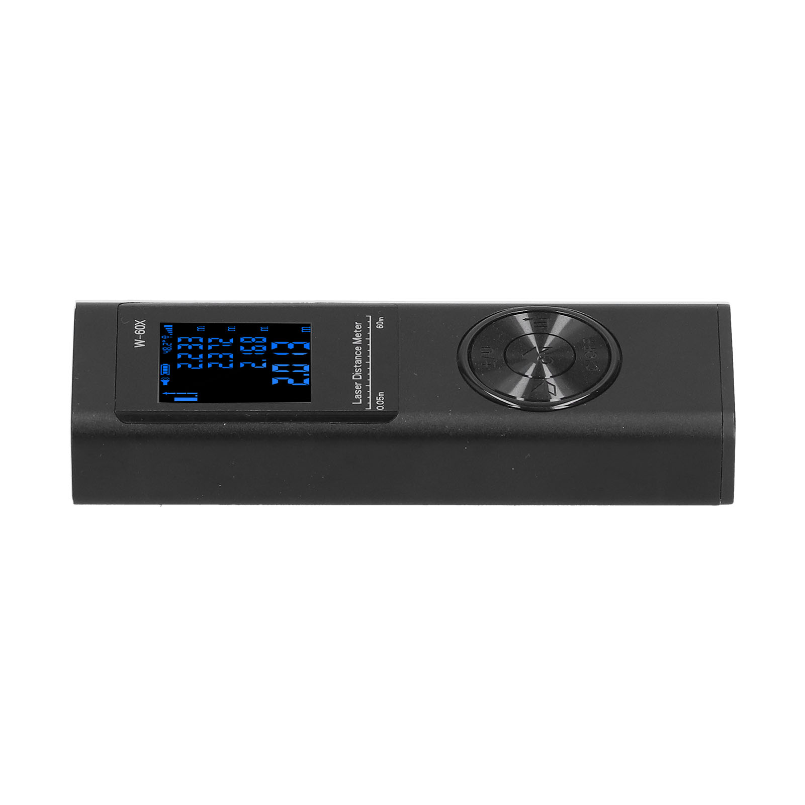 W-60x Infrarot-laser-entfernungsmesser, Tragbares Messgerät, Schwarz, Messbereich Von 0,05 Bis 60 M