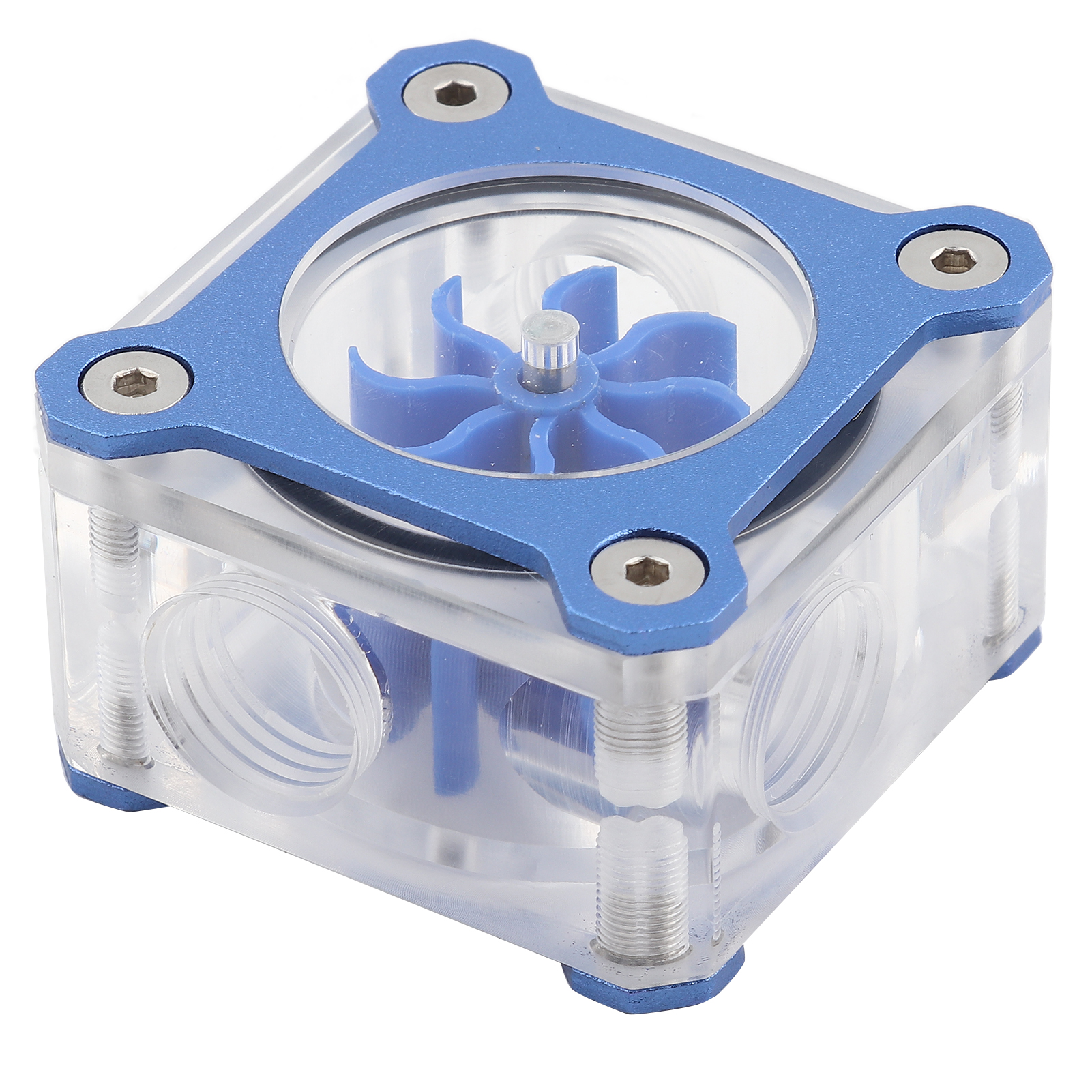 Durchflussmesser Für Wasserkühlung, Computerzubehör Aus Transparentem Pmma, G1/4-gewinde (blau)