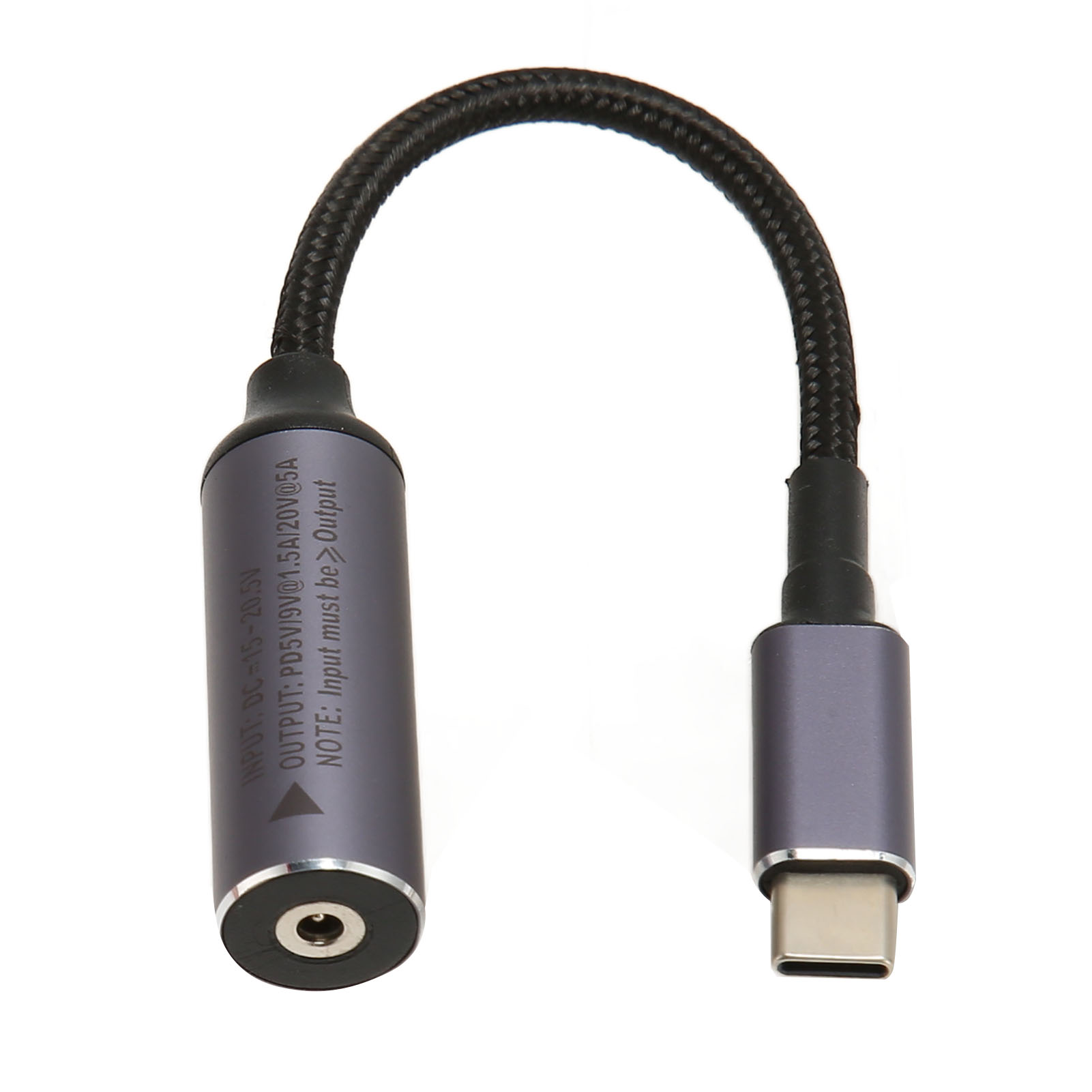 Ladekabel Mit Dc 3,0 Mm X 1,1 Mm Weiblichem Eingang Auf Usb-c Männlichem Kabel, Kompatibel Mit Pd-schnellladung Bis Zu 100 W.