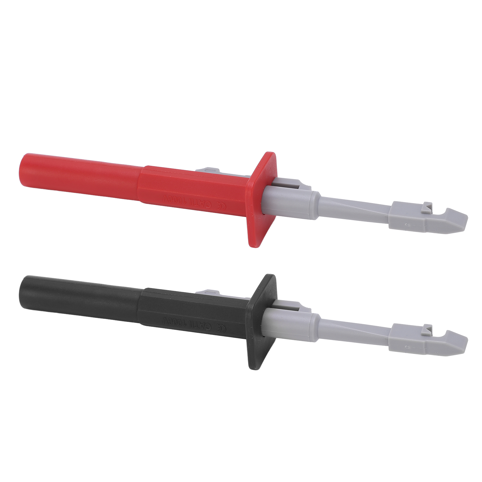 Durchschlagprüfzangensatz Für Drähte, Haken Und Anschlussstifte Mit 4-mm-klinkenstecker J.30020 Rot Schwarz
