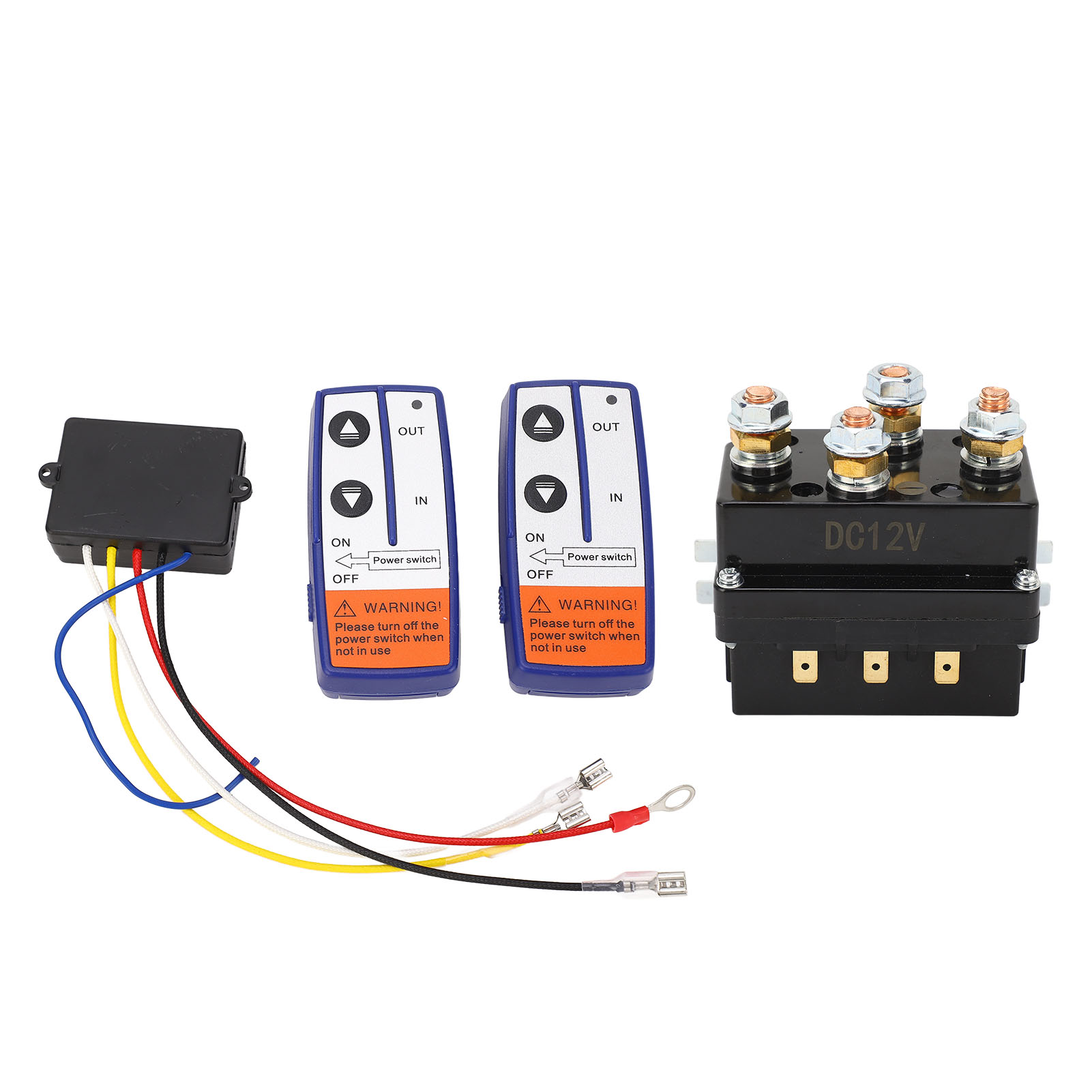 12v 250a Seilwindenrelais Mit Drahtloser Fernbedienung (2-teilig) Für Atvs, Utvs Und Lkws