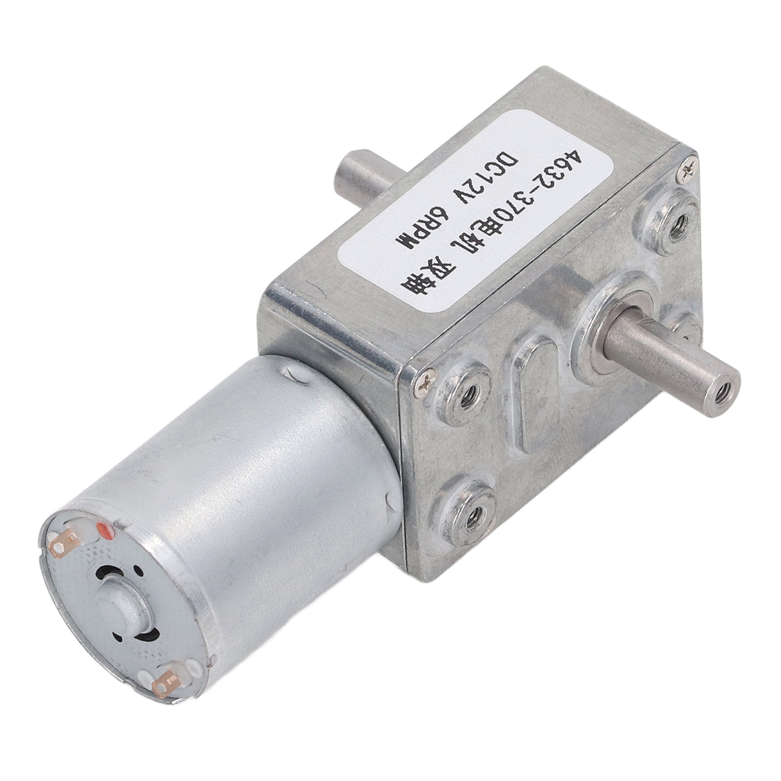 Turbo-schneckengetriebemotor, 2-wellen-hochdrehmoment-mikrountersetzungsgetriebe, 12 V Gleichstrom, Elektrowerkzeuge, 6 U/min