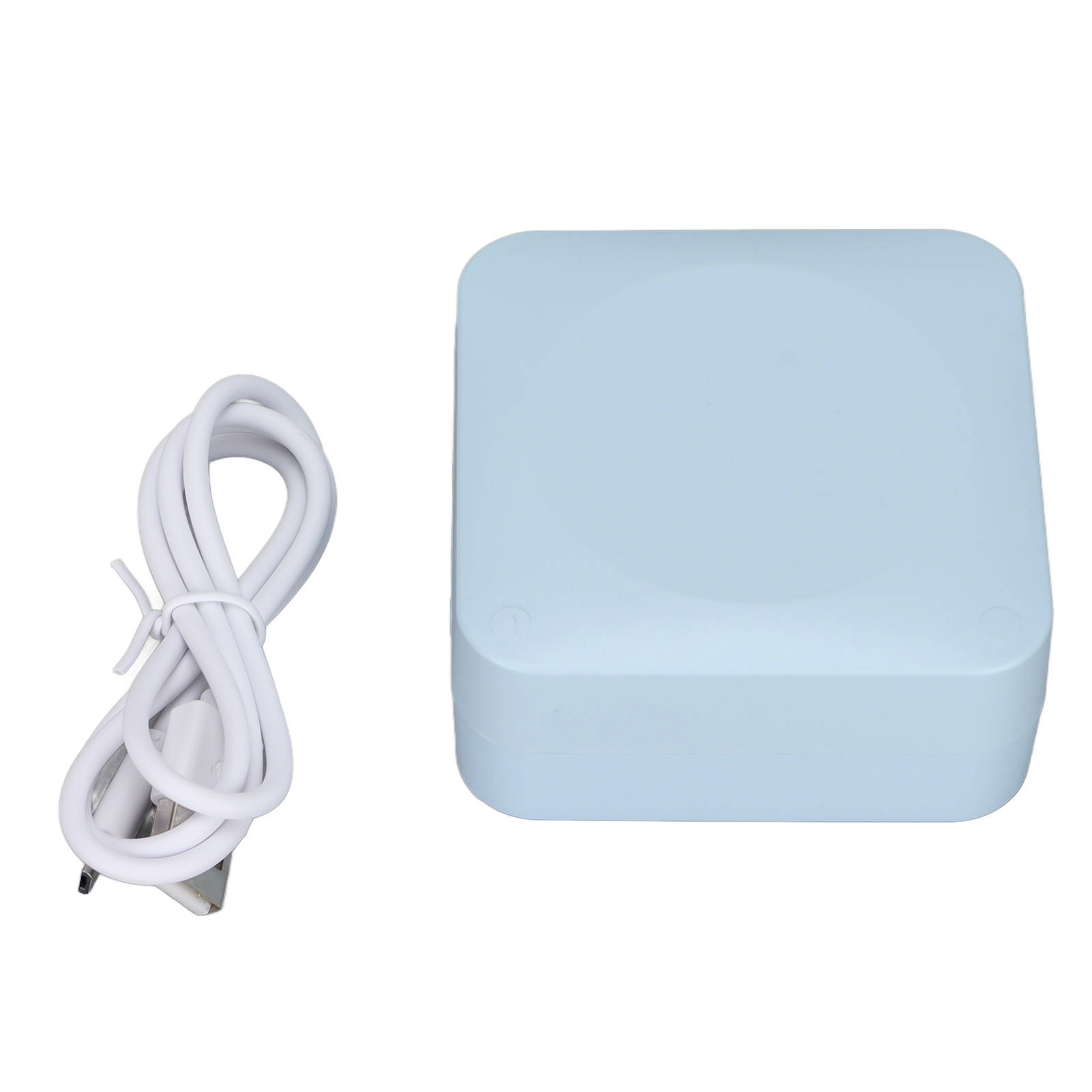 Mini-thermodrucker, 200 Dpi, Thermopapier, Ergonomisches Design, Wiederaufladbarer Akku, Sicherer Und Stabiler Tragbarer Drucker Für Zuhause Und Büro (blau)