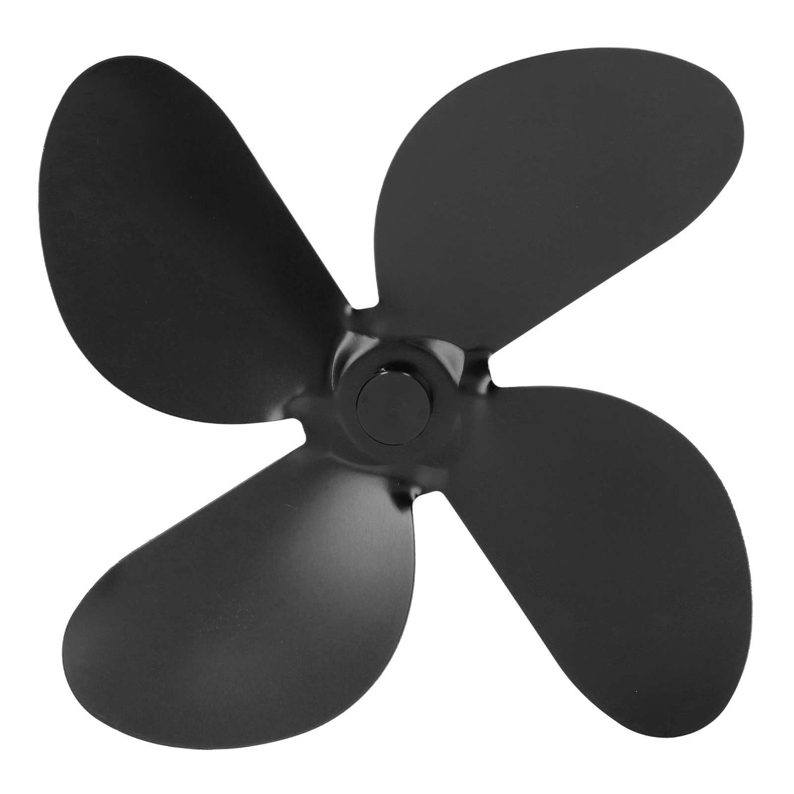 Set Mit 4 Ofenventilatorflügeln Aus Aluminiumlegierung Inklusive Ersatzschrauben Und Inbusschlüssel, Schwarz