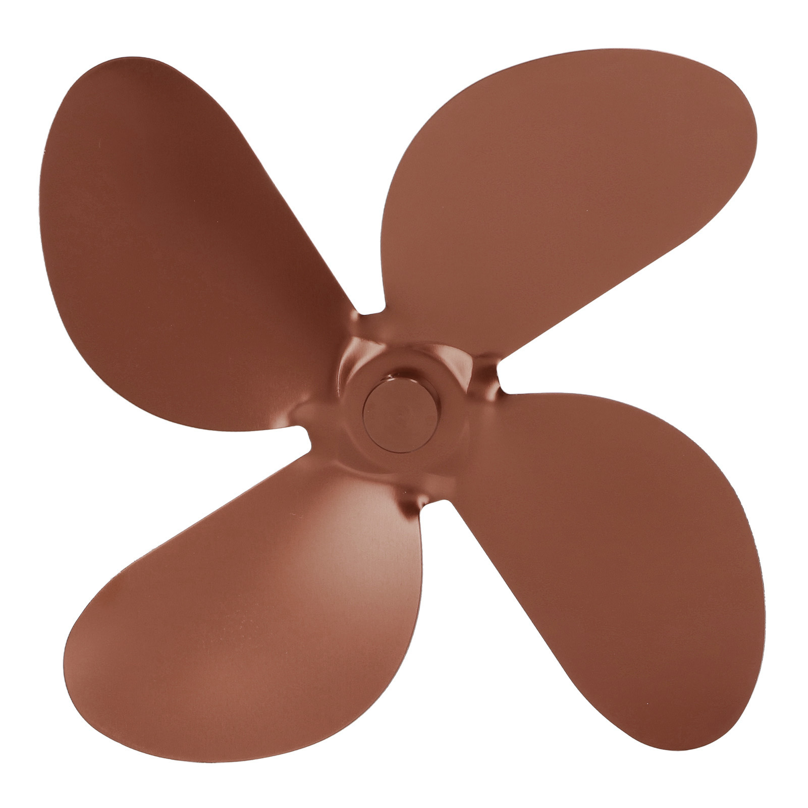 Ersatz-ofenlüfterflügel Aus Aluminiumlegierung Mit Schrauben Und Innensechskantschlüssel Für Bronze (4 Flügel)