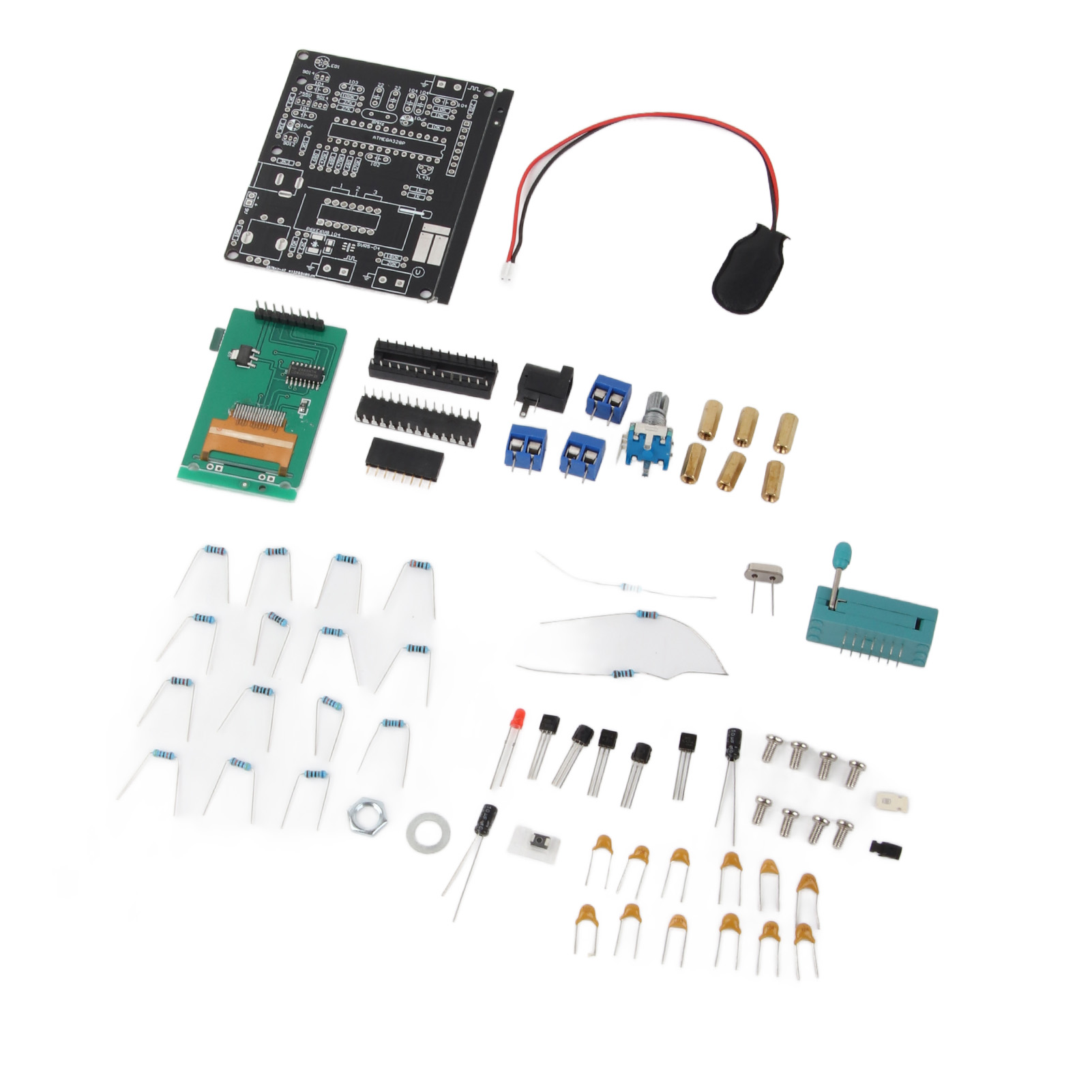 Diy-transistortester-kit, Dc 6,8-12 V, Pwm-rechteckwelle, Farbanzeige, Esr, Voltmeter Und Frequenzmesser.