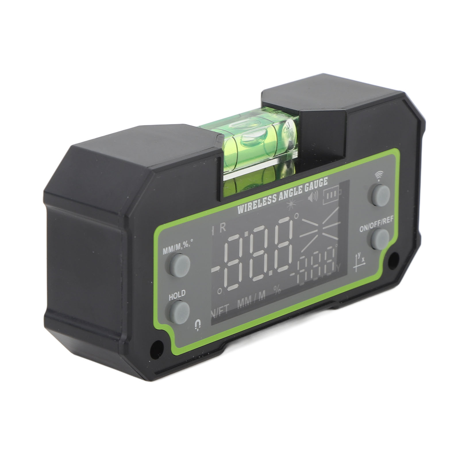 Zweiachsiger Digitaler Neigungsmesser Mit Magnetischer Adsorption, Lcd-bildschirm Und Bluetooth.