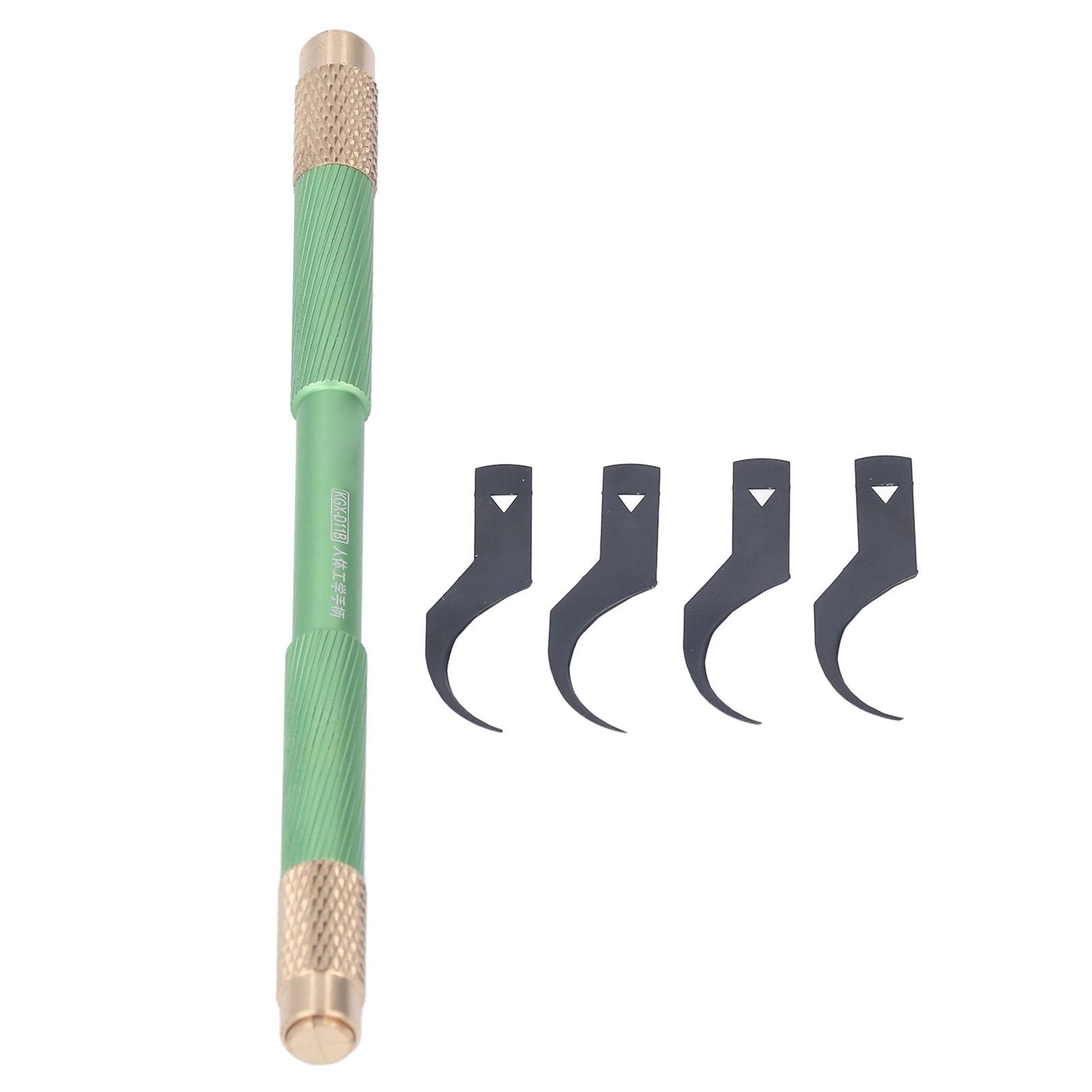 Set Aus 4 Feinen Reparaturklingen Mit Griff, Bga-wartungsmesser, Multifunktionswerkzeug Zum Entfernen Von Klebstoff Von Prozessoren (grün).