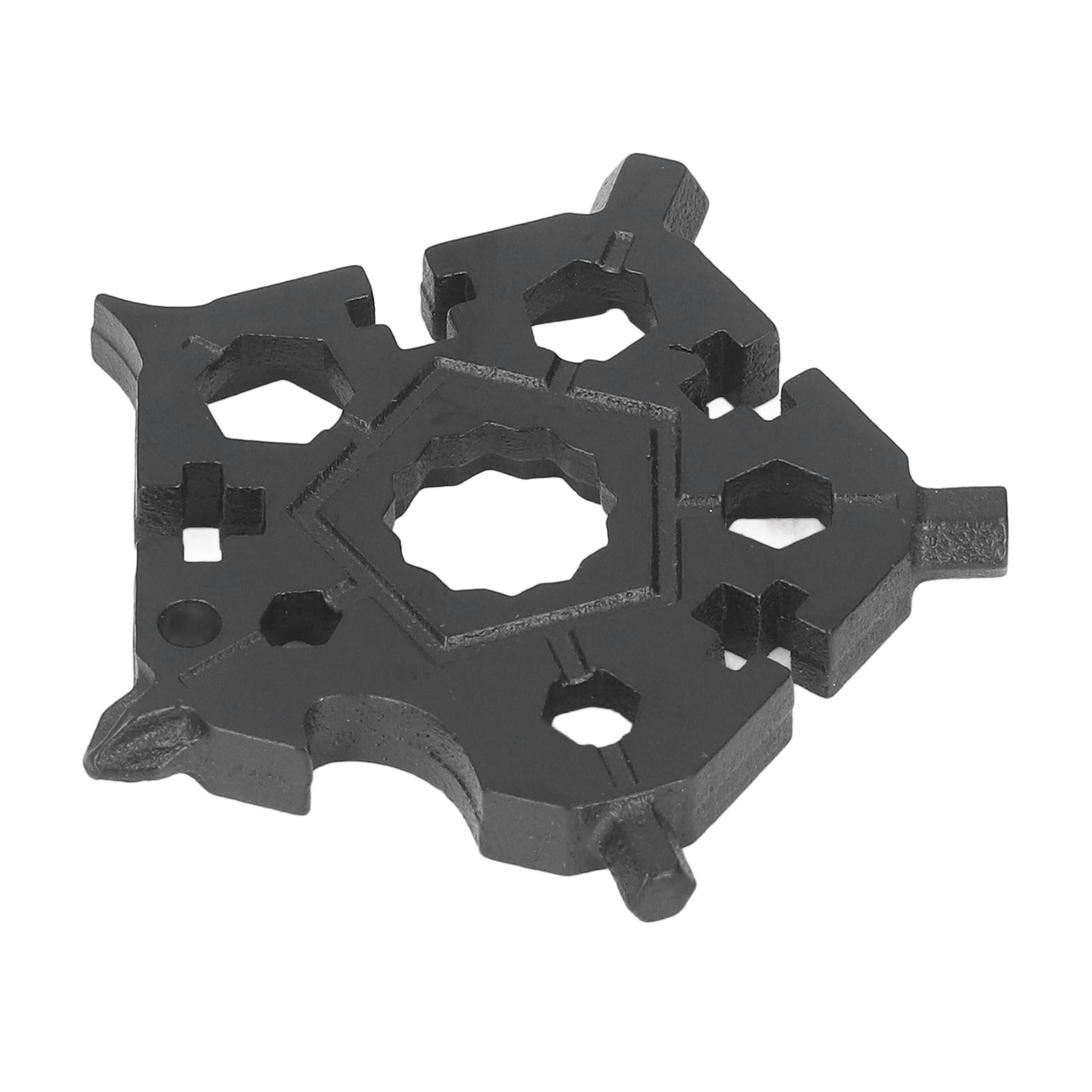 Snowflake 23-in-1 Multifunktionswerkzeug Aus Kohlenstoffstahl, Inklusive Schraubendreher, Flaschenöffner Und Flaschenöffner, Schwarz